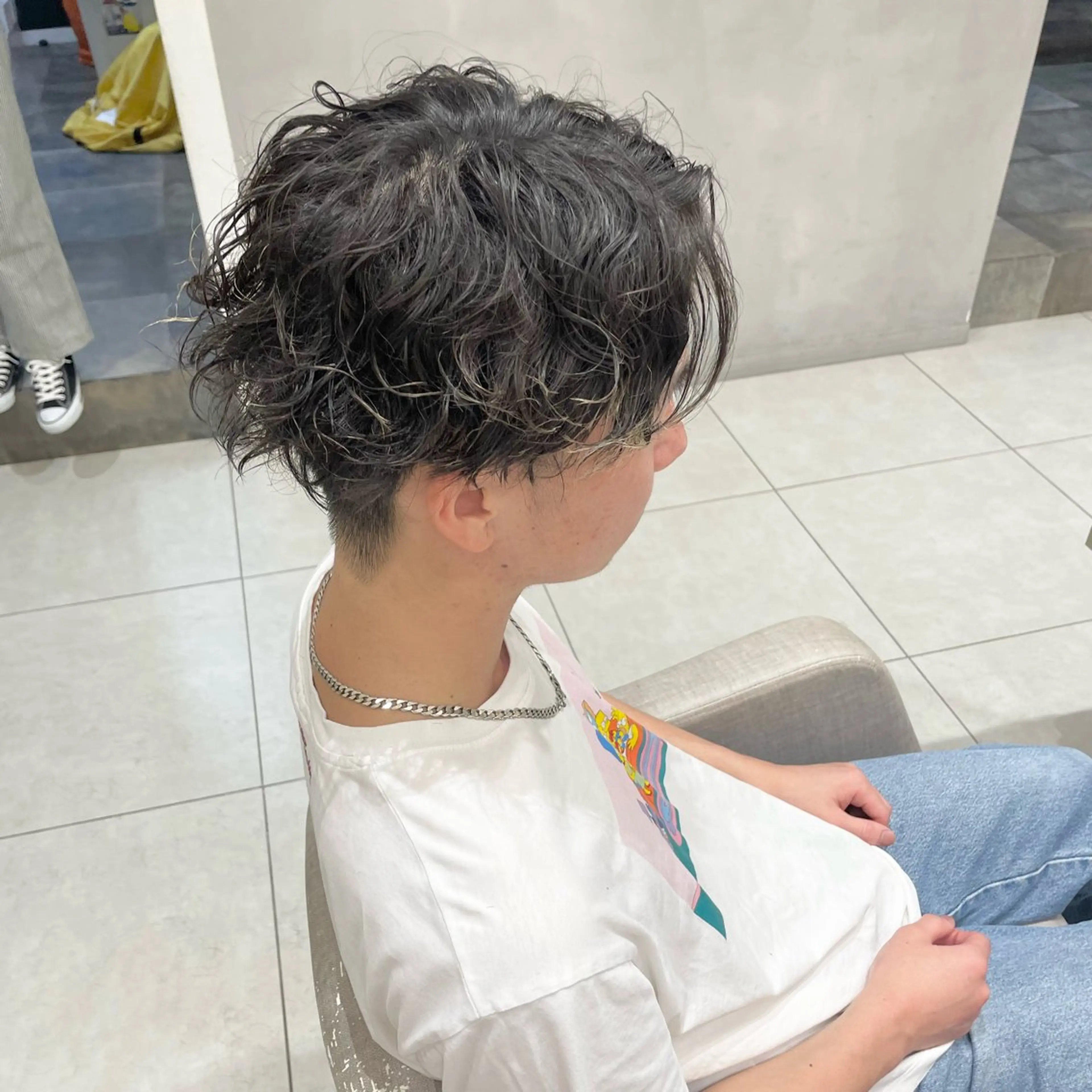 【🌷ご新規様🌷】✂️メンズカット+緩めニュアンスパーマ🌀の写真