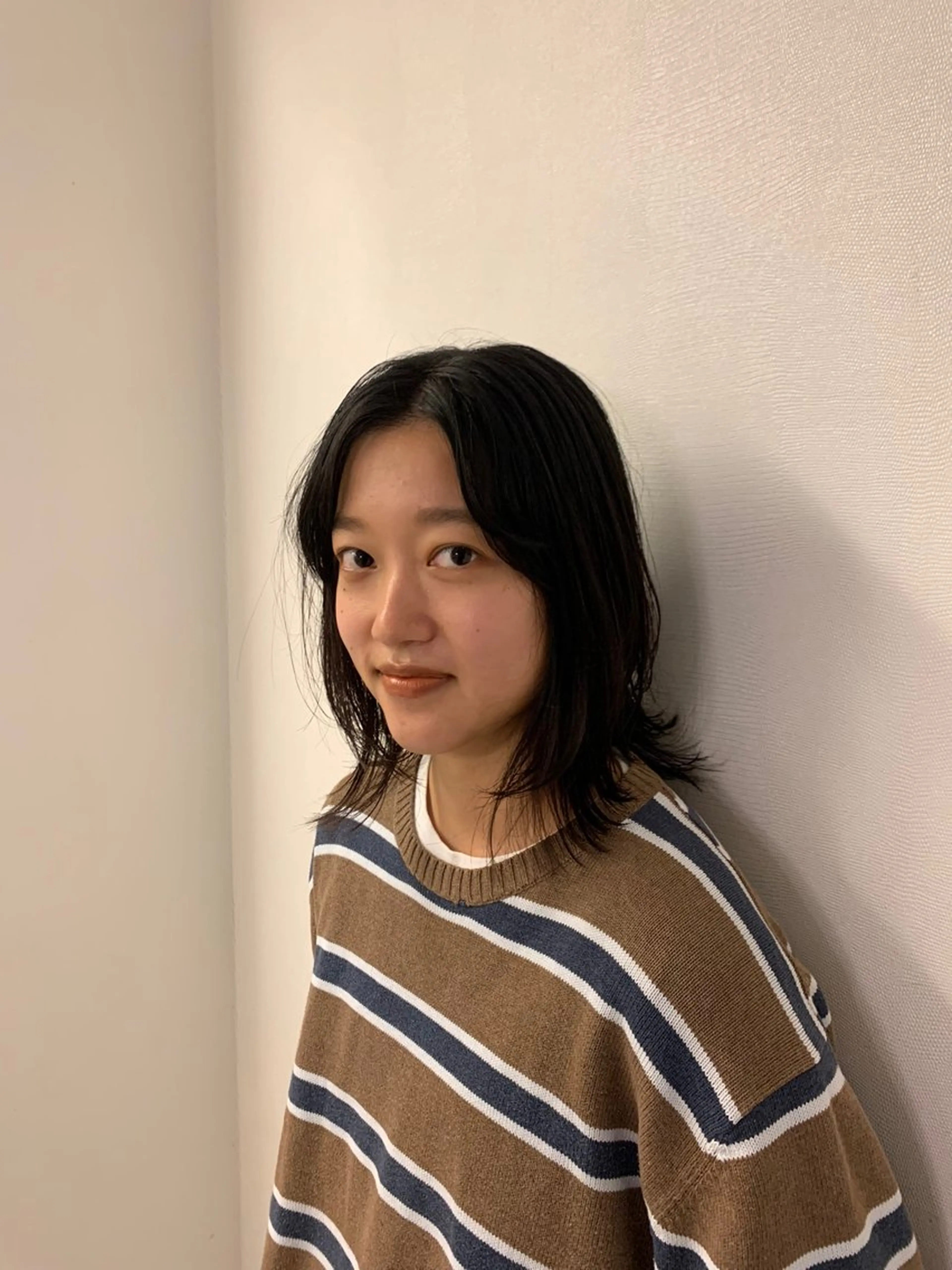 ミディアム 星野 真壱のヘアスタイル