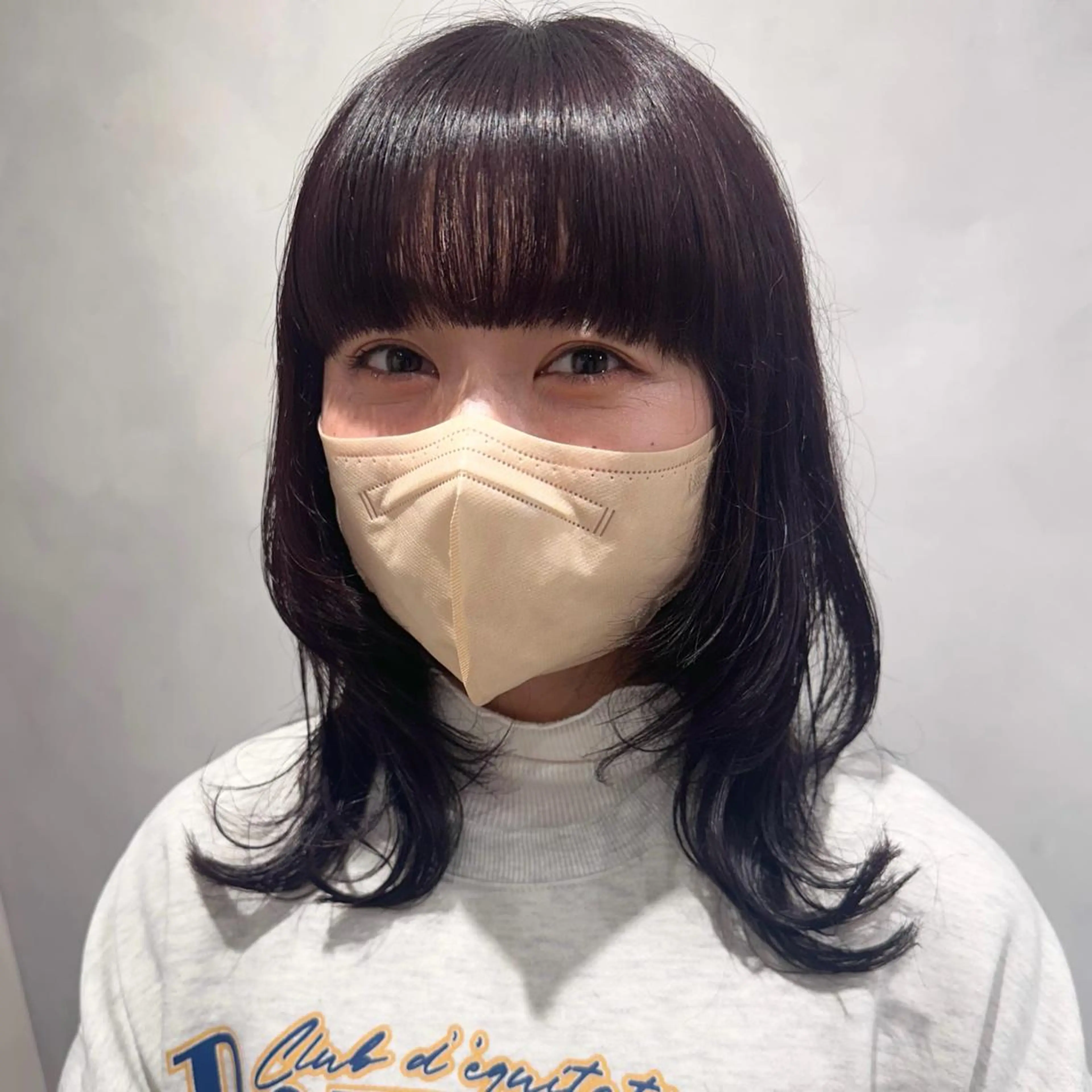 ミディアム カラー カット ヘアカラー トリートメント デザインカラー/パー マ🦖外岡咲希🦖のヘアスタイル