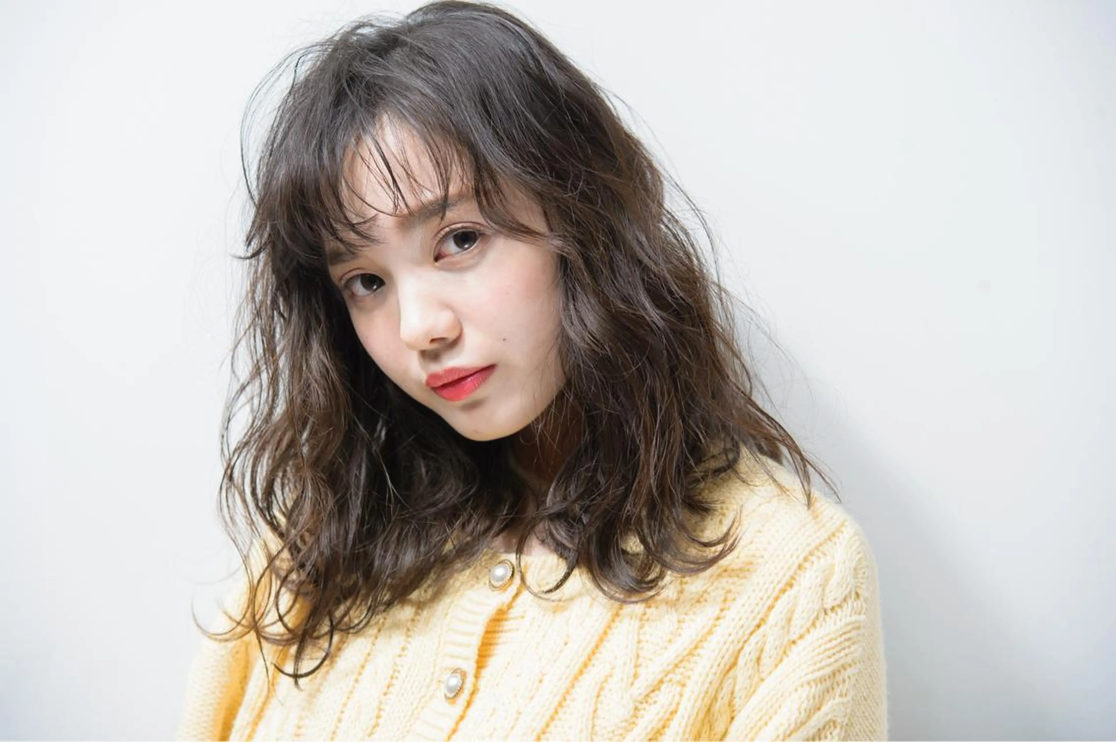 セミロング カラー パーマ ヘアアレンジ hair & fashion shiomi H 【ヘアー アンド ファッション シオミエイチ】所属・堀尾 愛莉のヘアスタイル