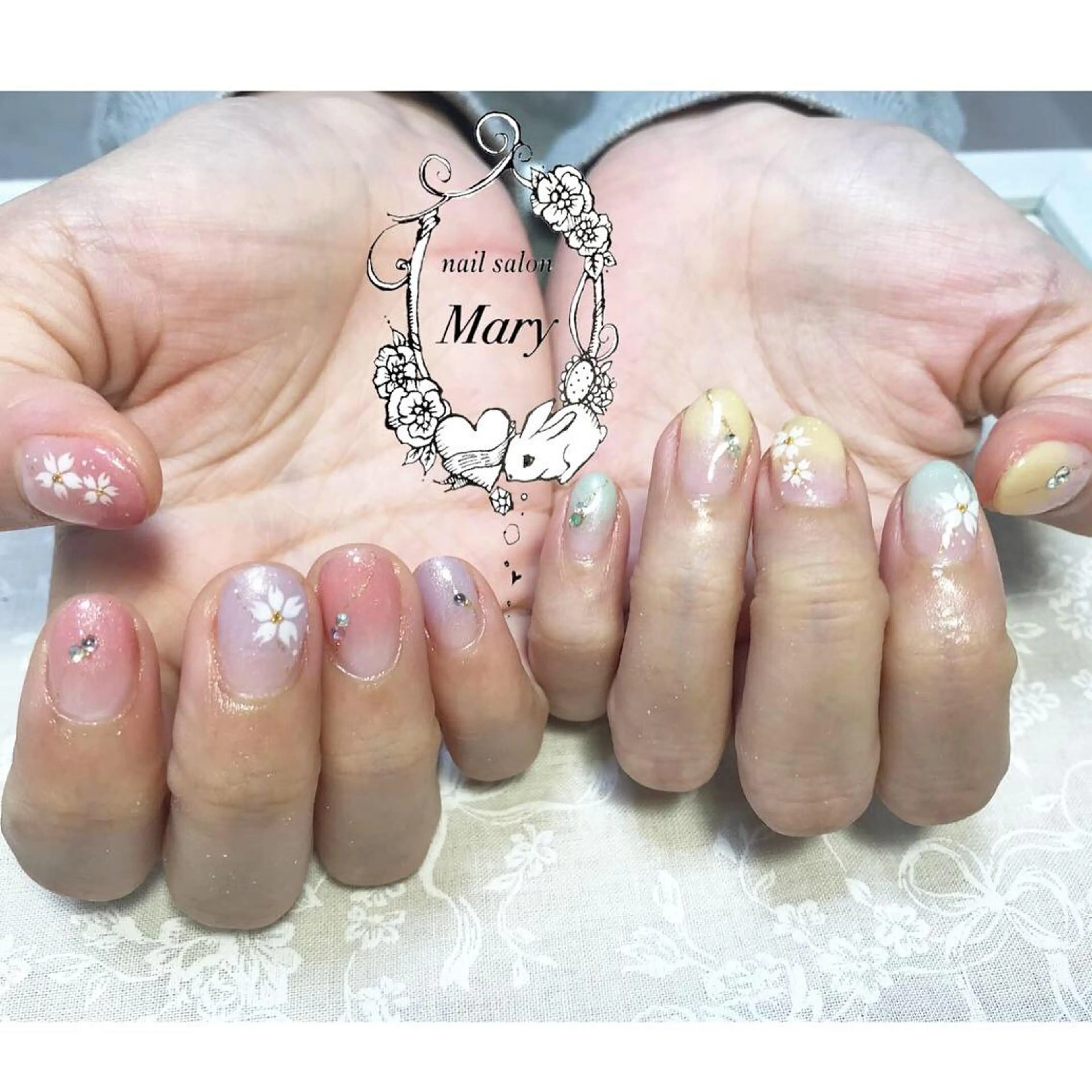 ネイル 桜ネイル WITH  NAIL ネイリストのネイルデザイン