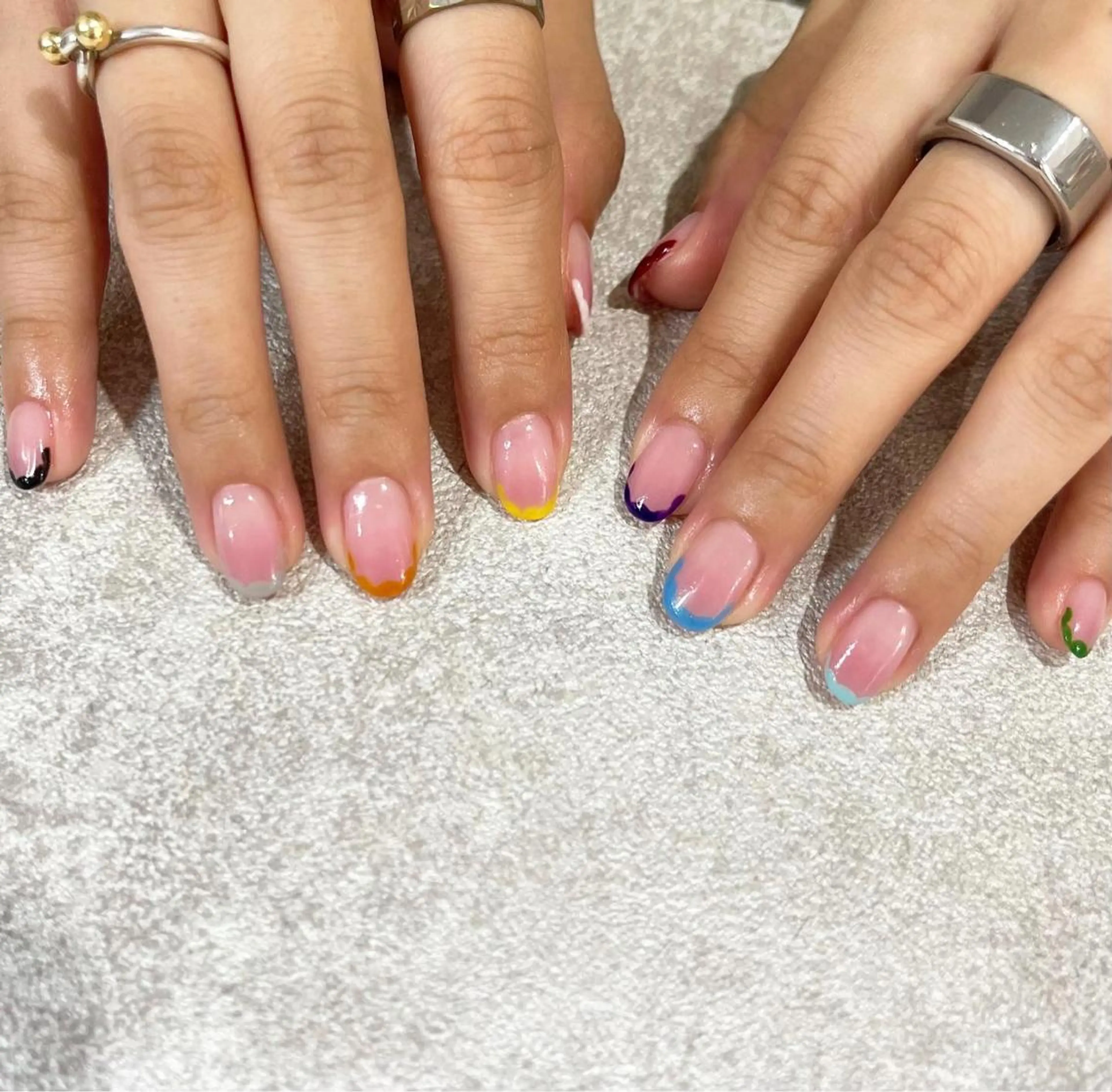 ネイル フレンチネイル ハンドネイル Nail Salon　Ｋのネイルデザイン