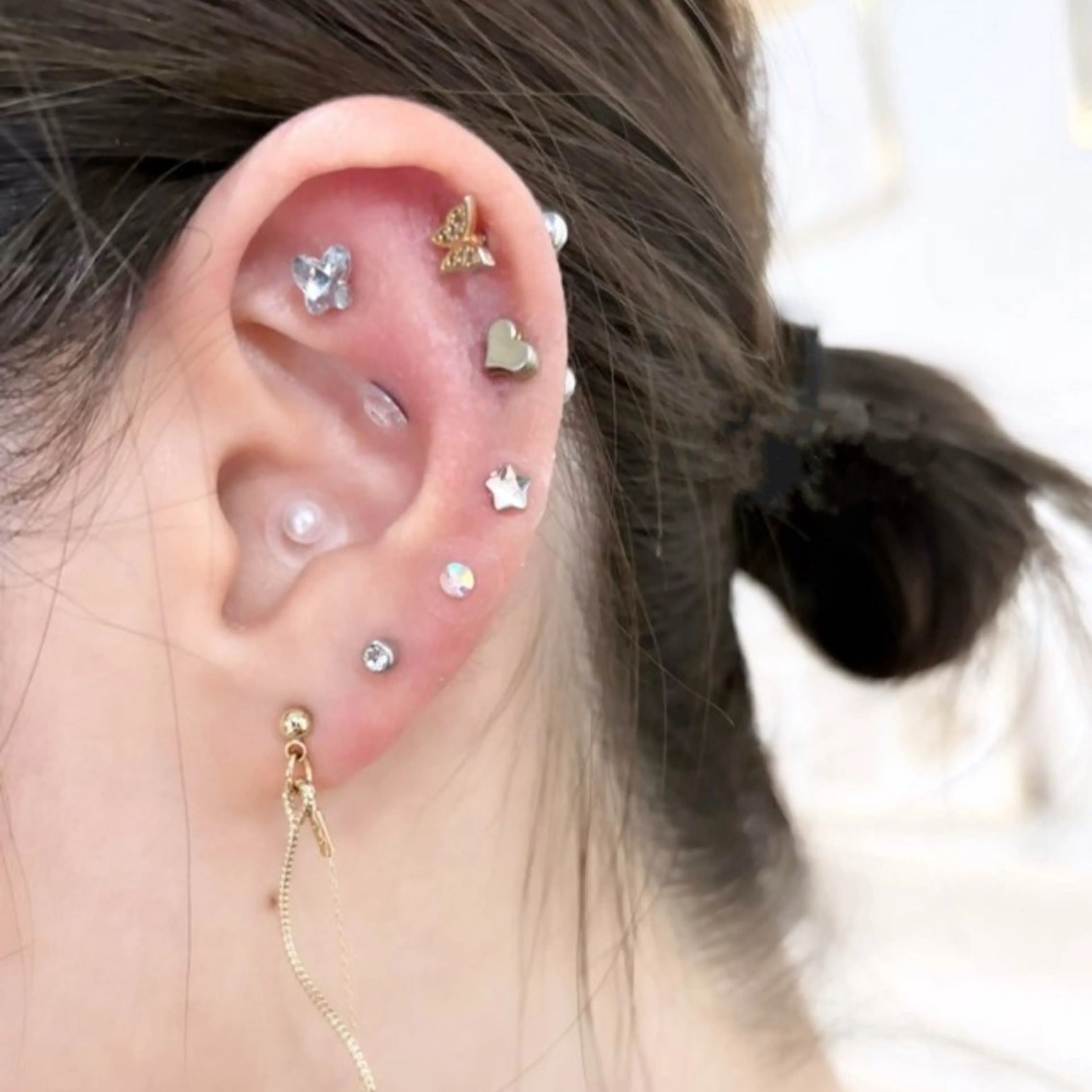👂🏻耳つぼジュエリー💎 つけ放題の写真