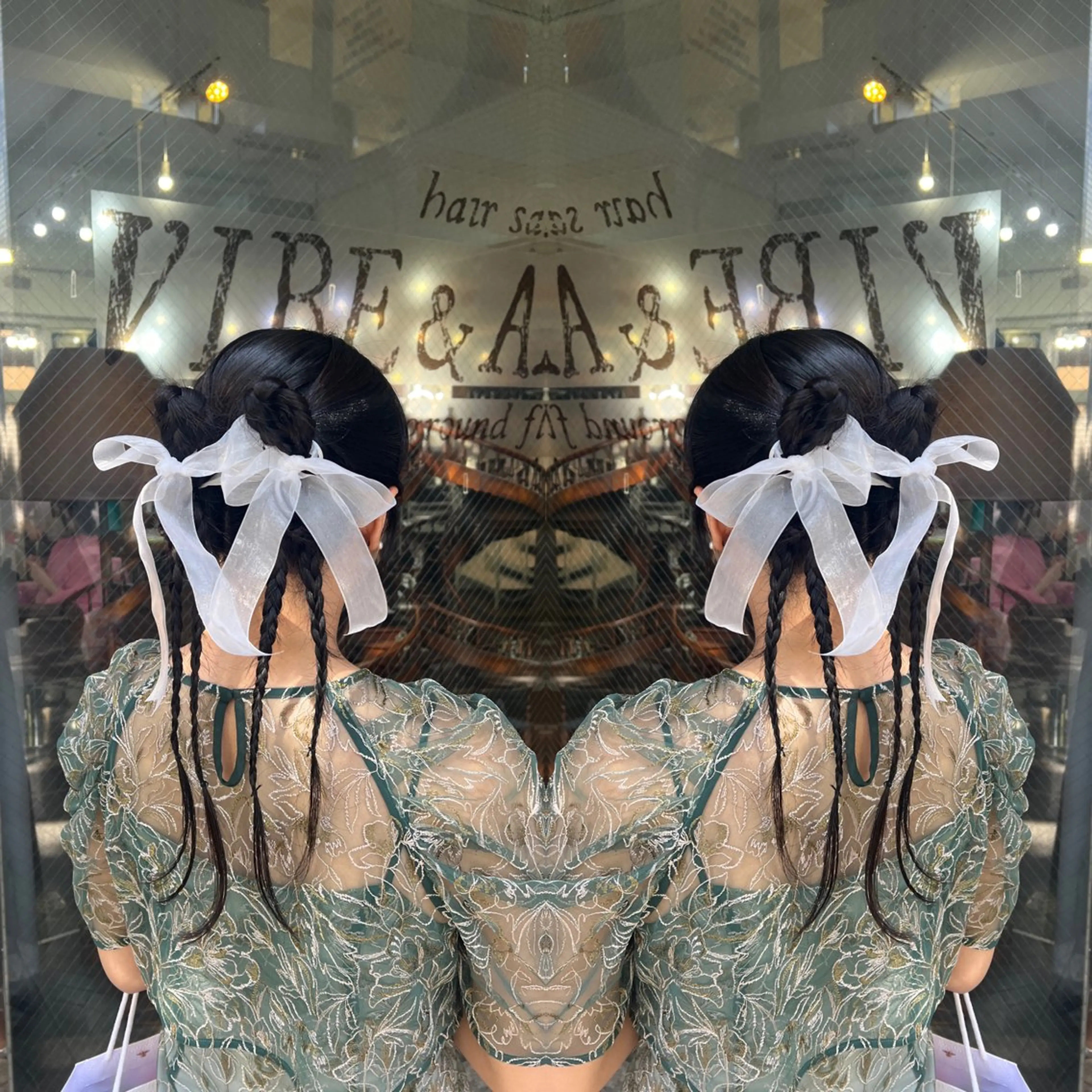 ロング ヘアアレンジ ヘアセット レイヤー/ボブ/ ミニボブ/AOIのヘアスタイル