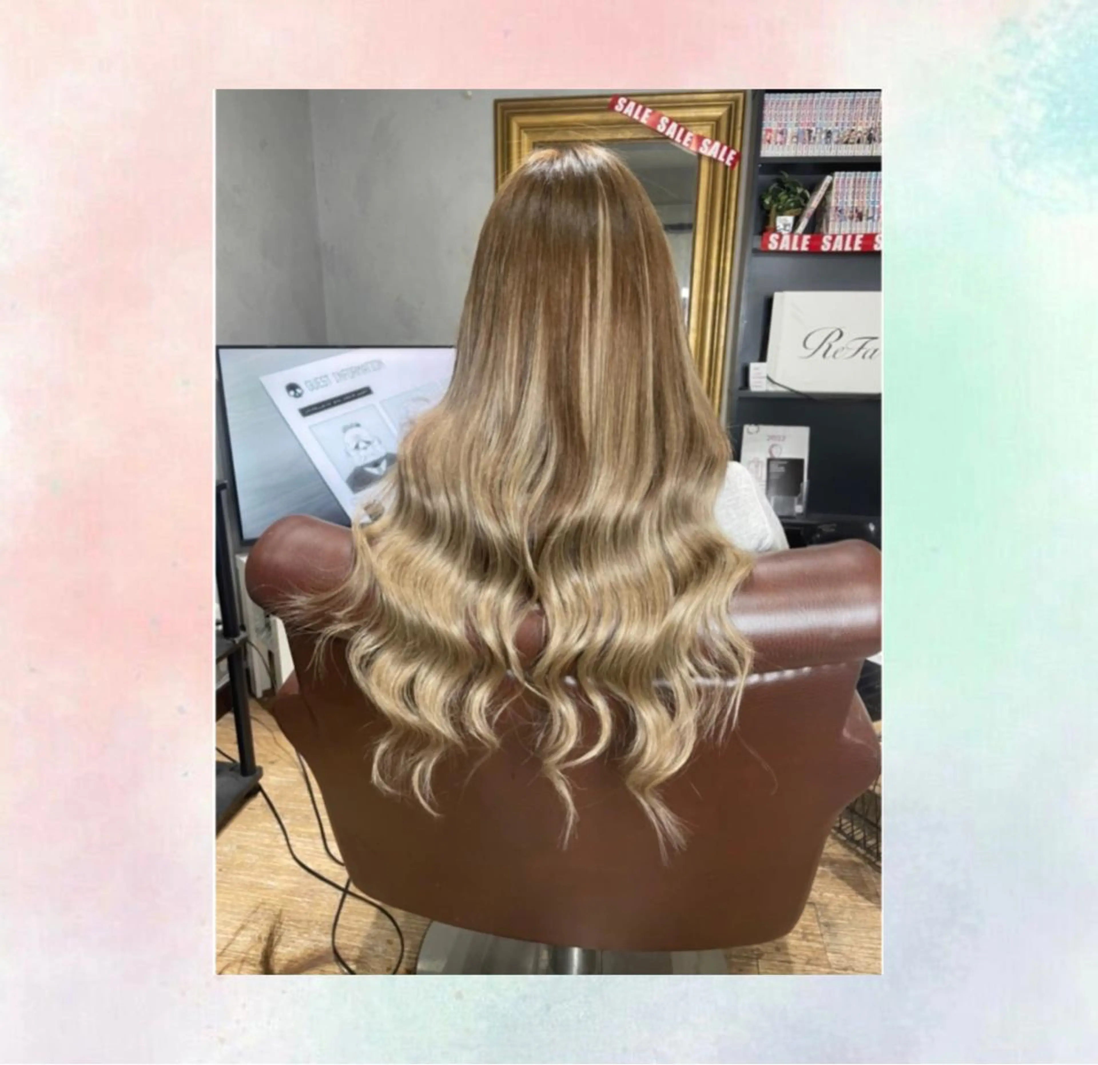 セミロング カラー en Rêve🎀 ROAReyeのマツエク・マツパデザイン