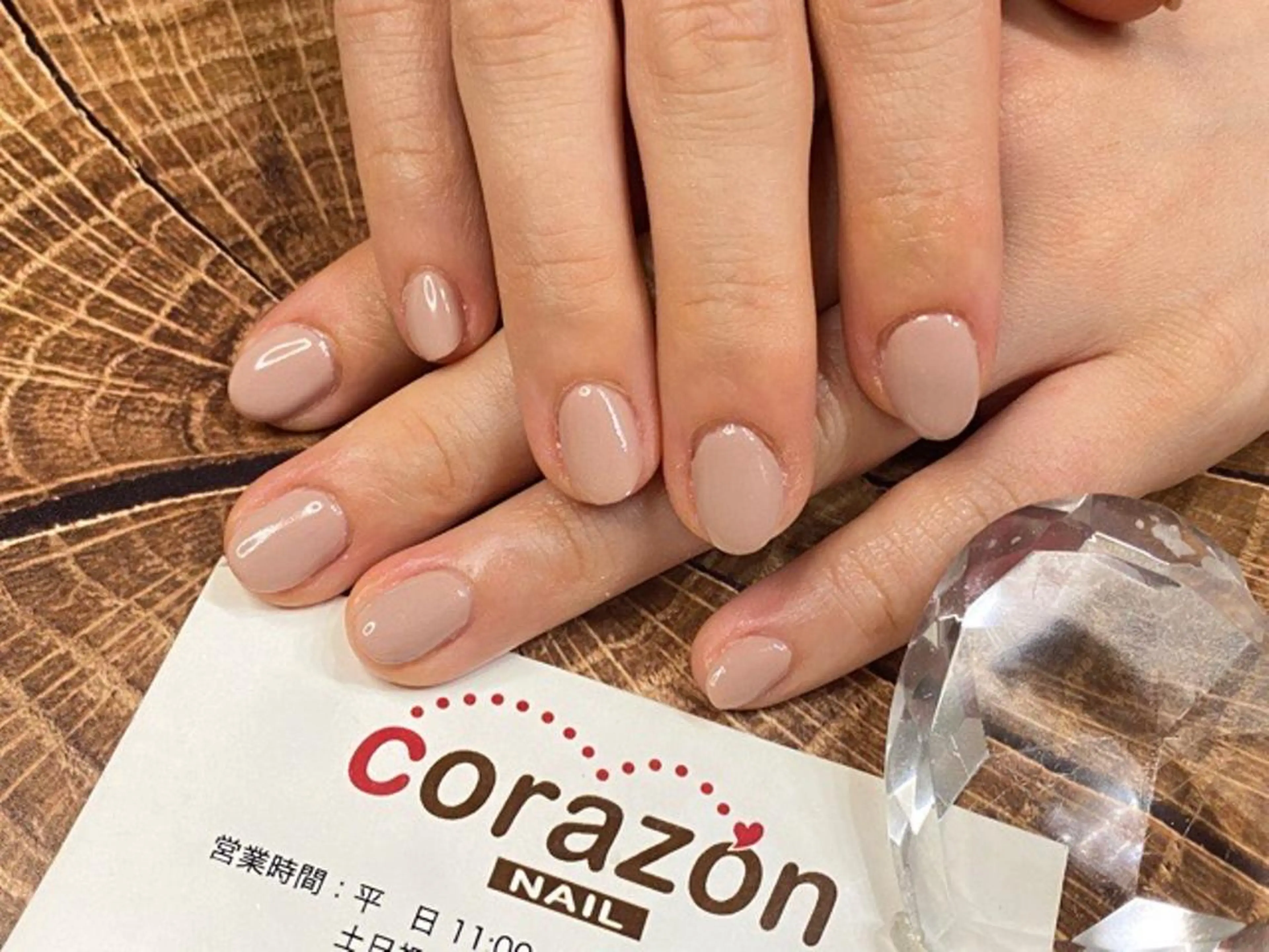 ネイル ジェルネイル ワンカラーネイル ハンドネイル corazon所属・ネイリスト aicoのネイルデザイン