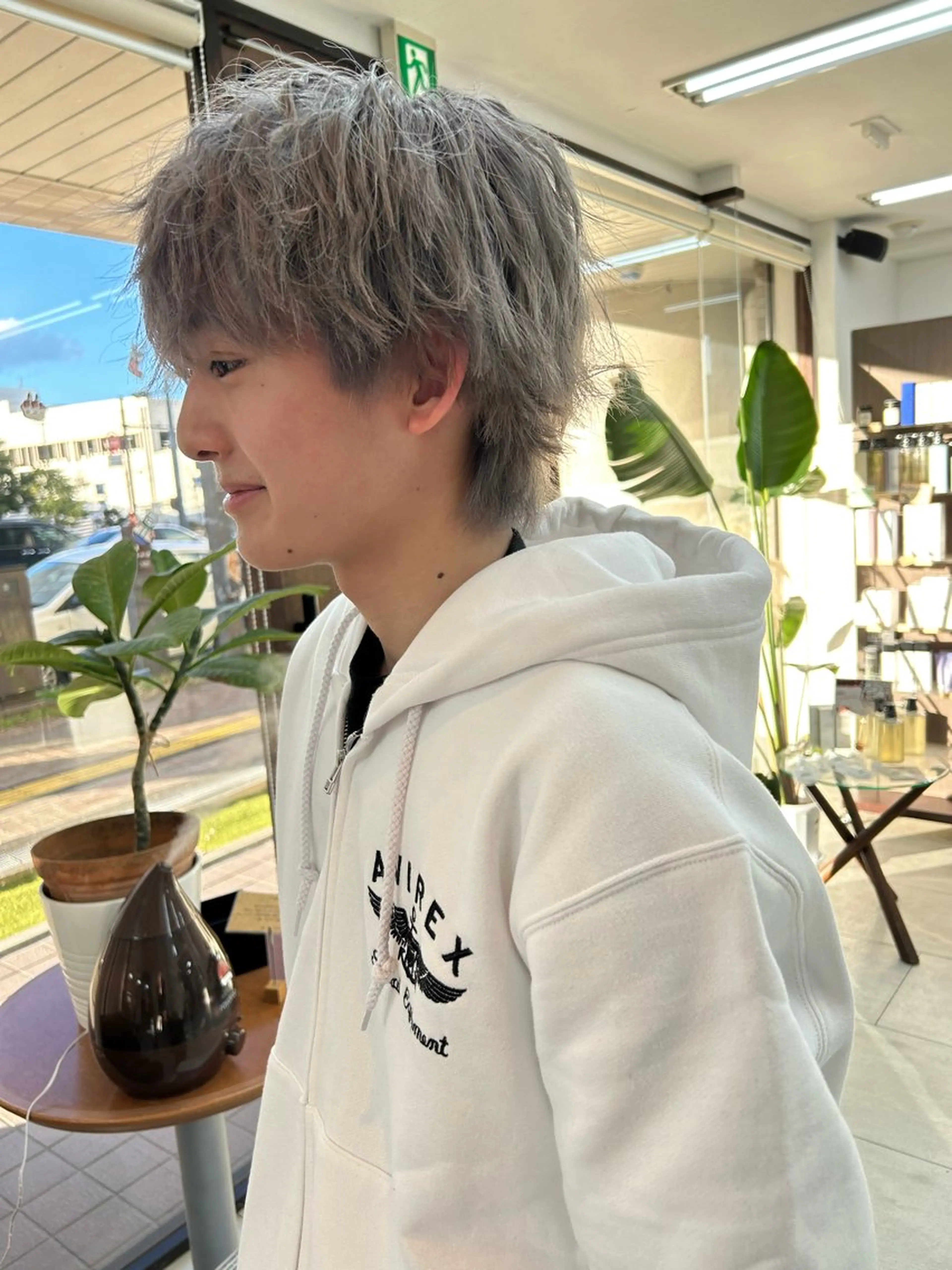 ショート カラー メンズ メンズブリーチ ブリーチ メンズパーマの達人 /タカシマ　ダイスケのヘアスタイル