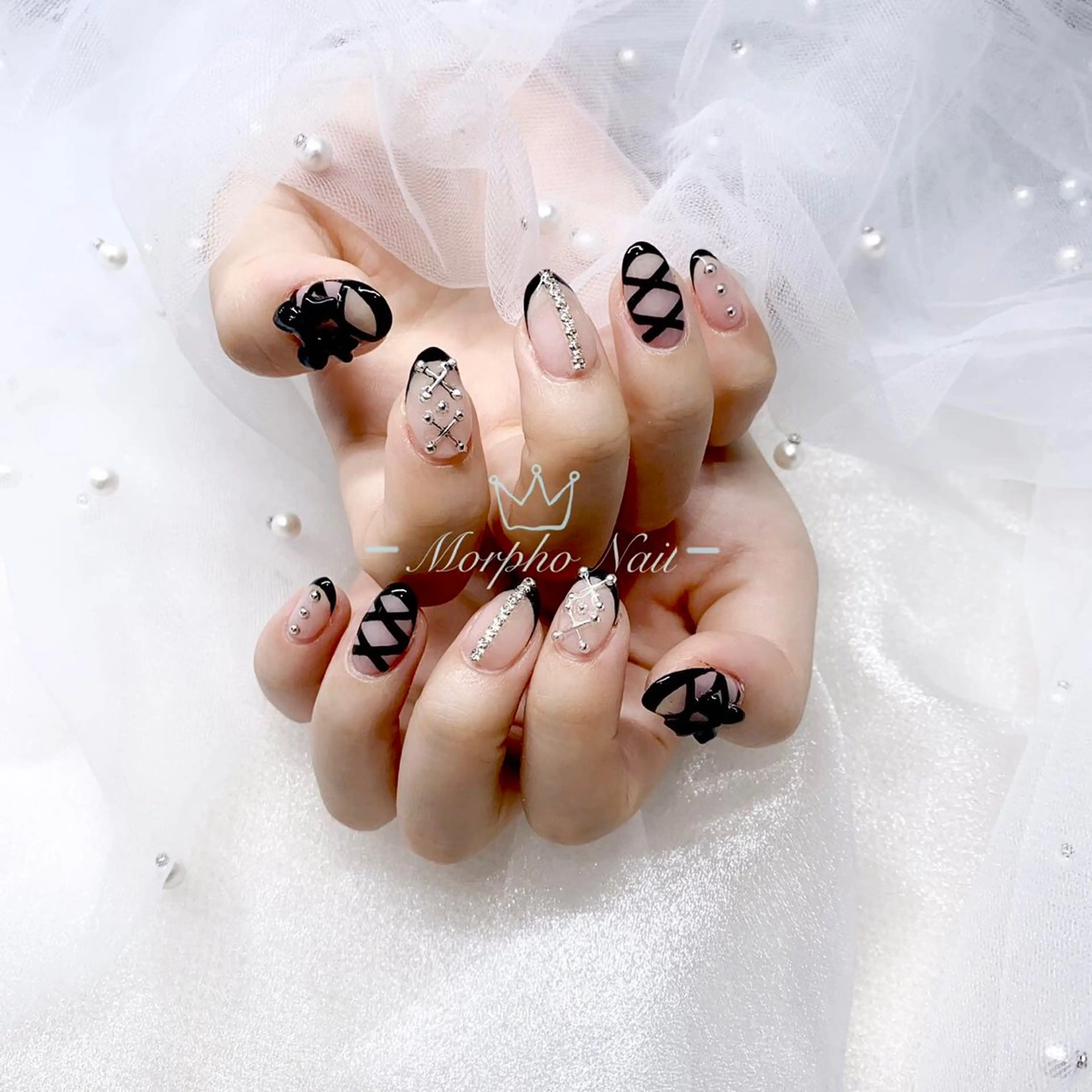 ネイル ハンドネイル Morpho nailのネイルデザイン
