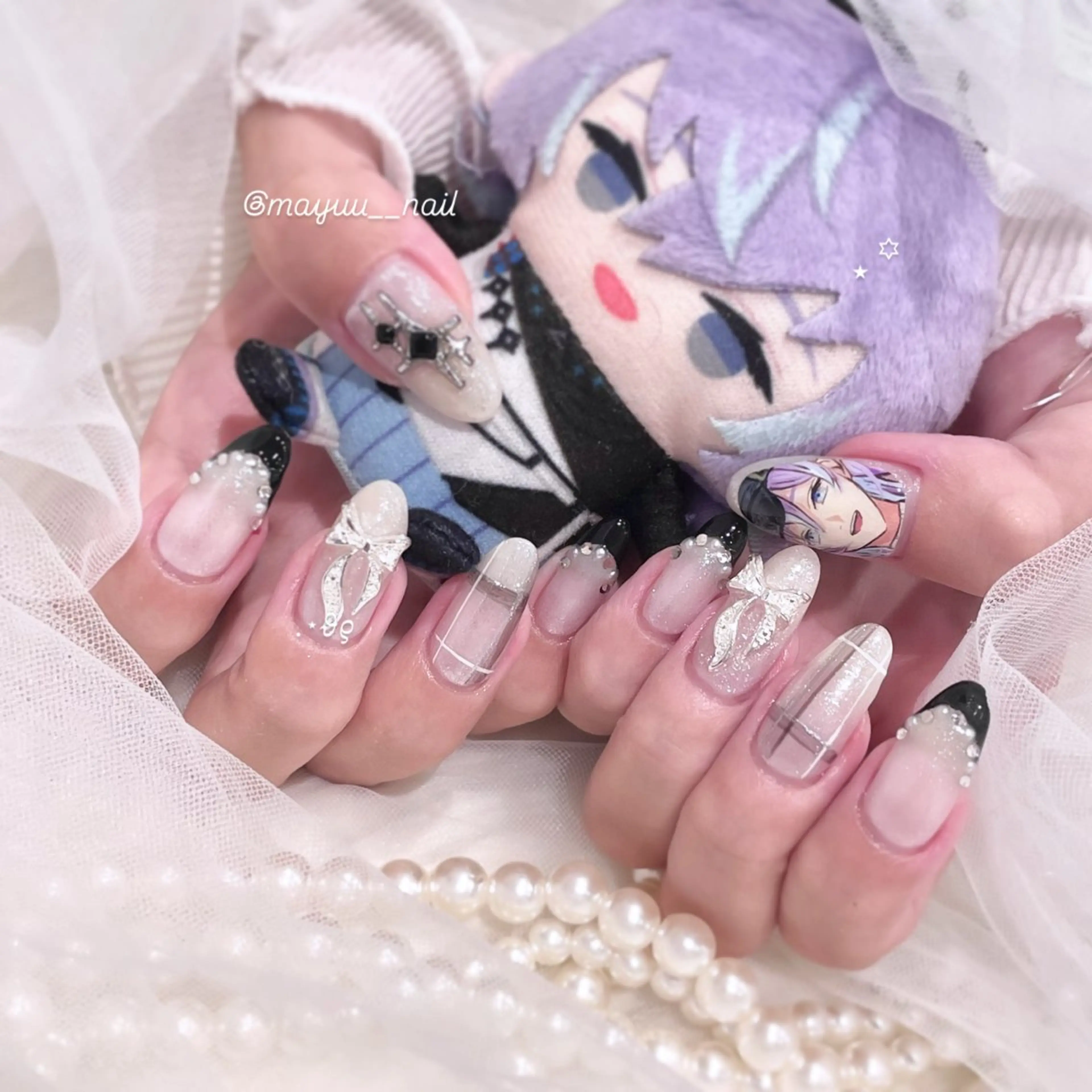 ネイル ハンドネイル 🎀 Mayu 🎀痛ネイルのネイルデザイン