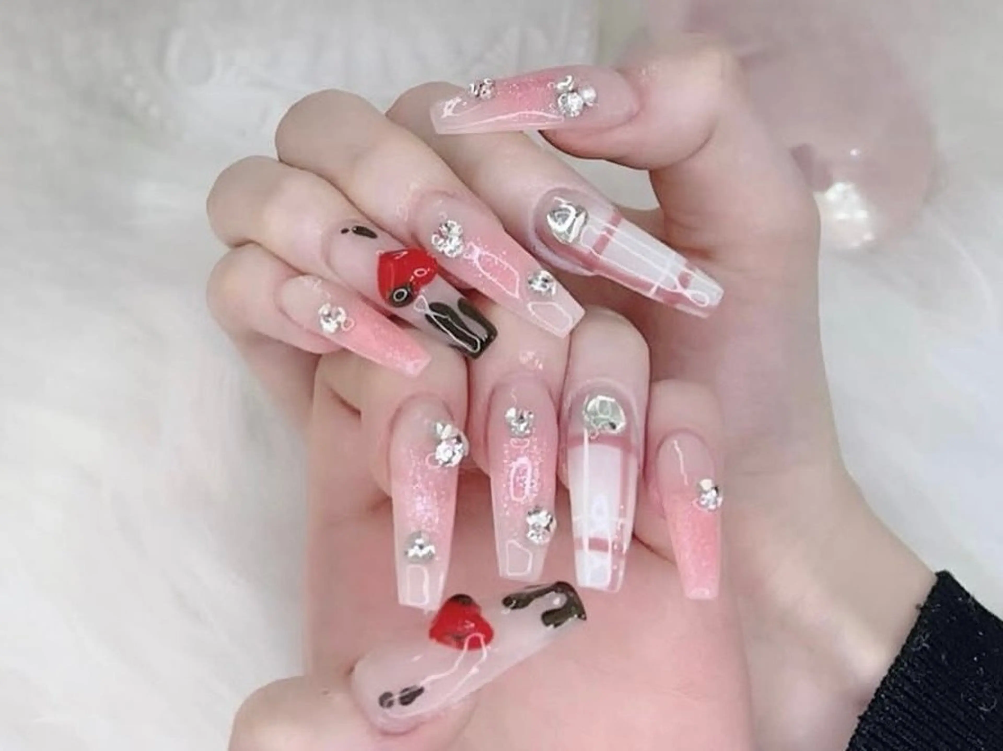 ネイル 持ち込み ネイルチップ ゆ いのネイルデザイン