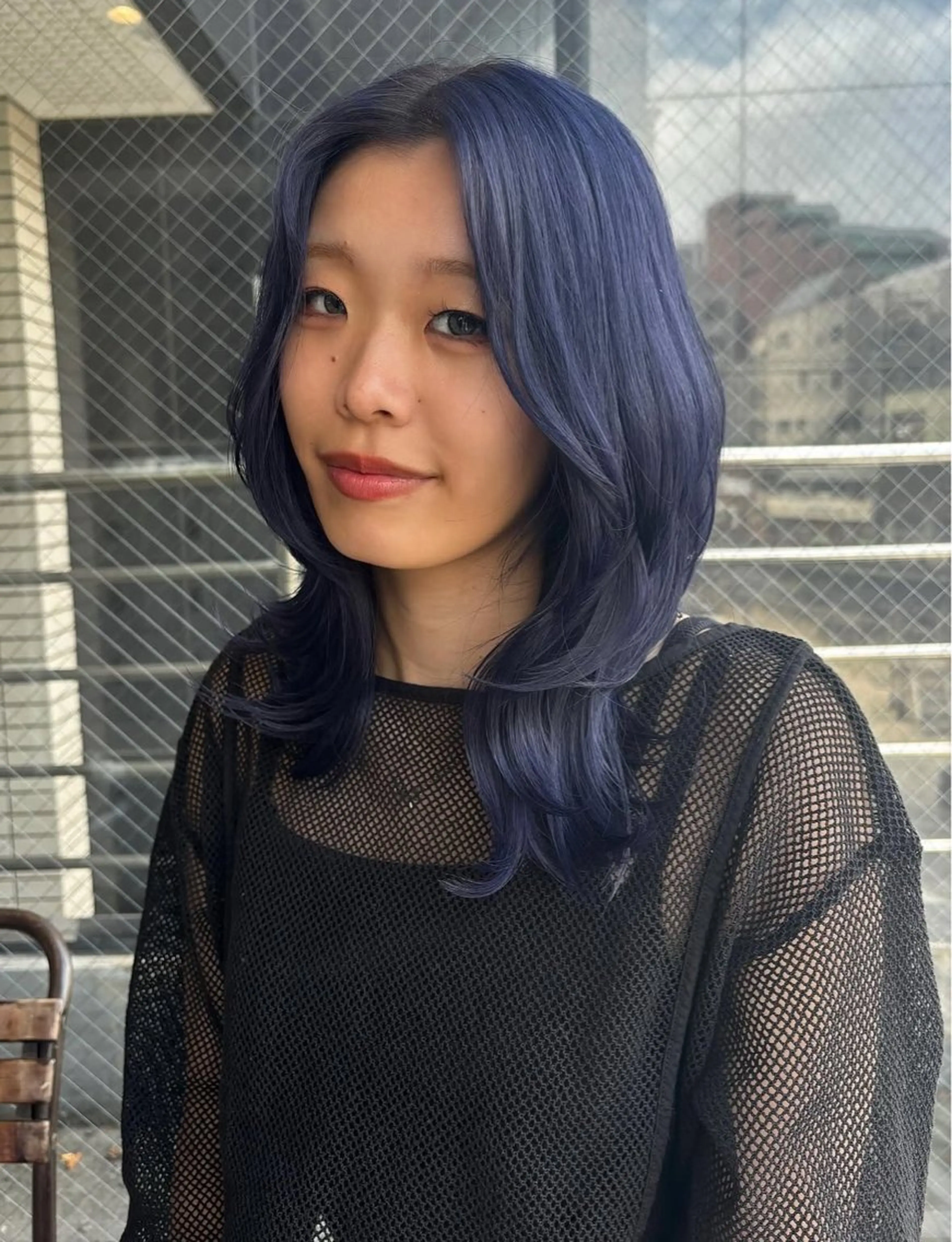 セミロング 横田 凜子のヘアスタイル