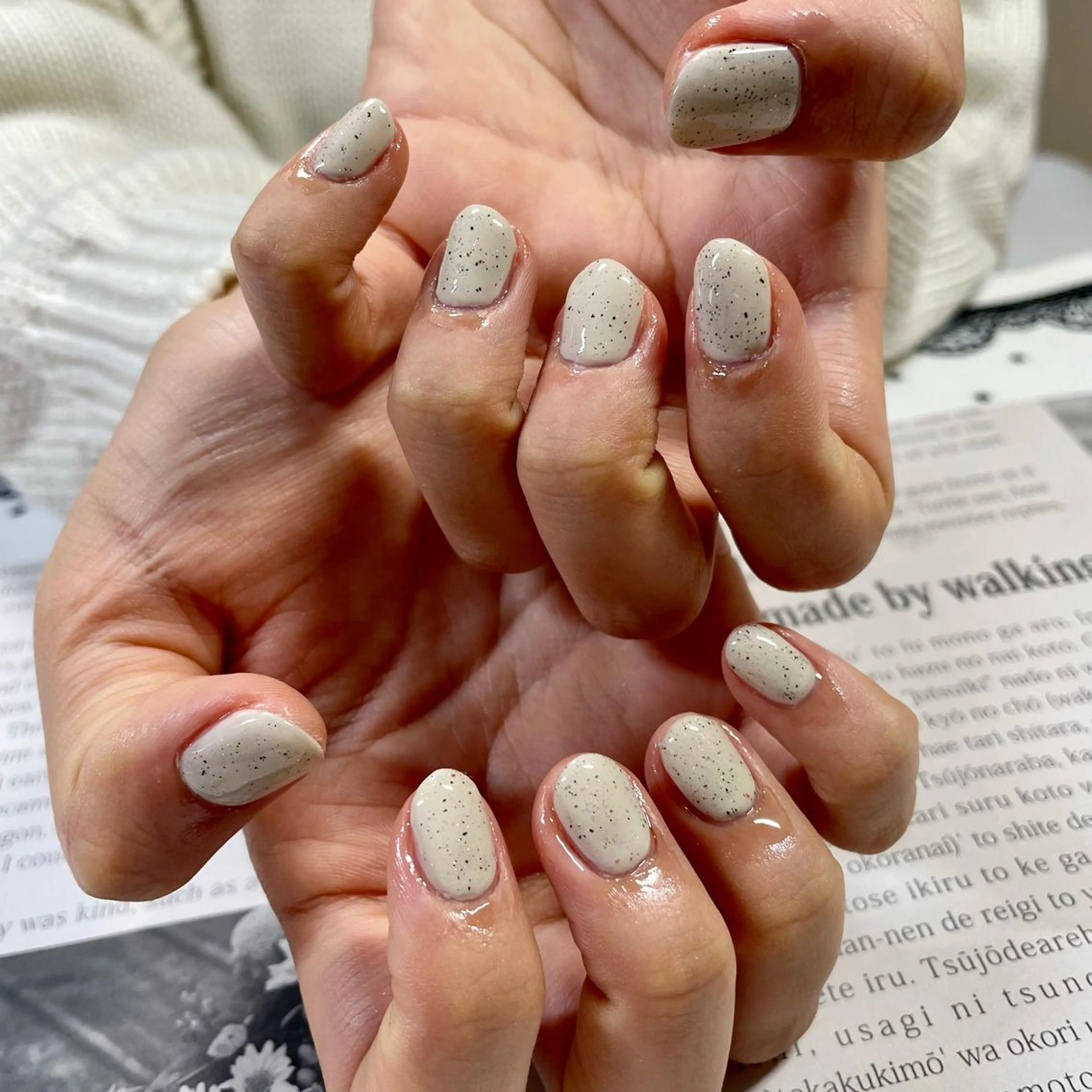 ネイル ワンカラーネイル 奥園 良恵のネイルデザイン