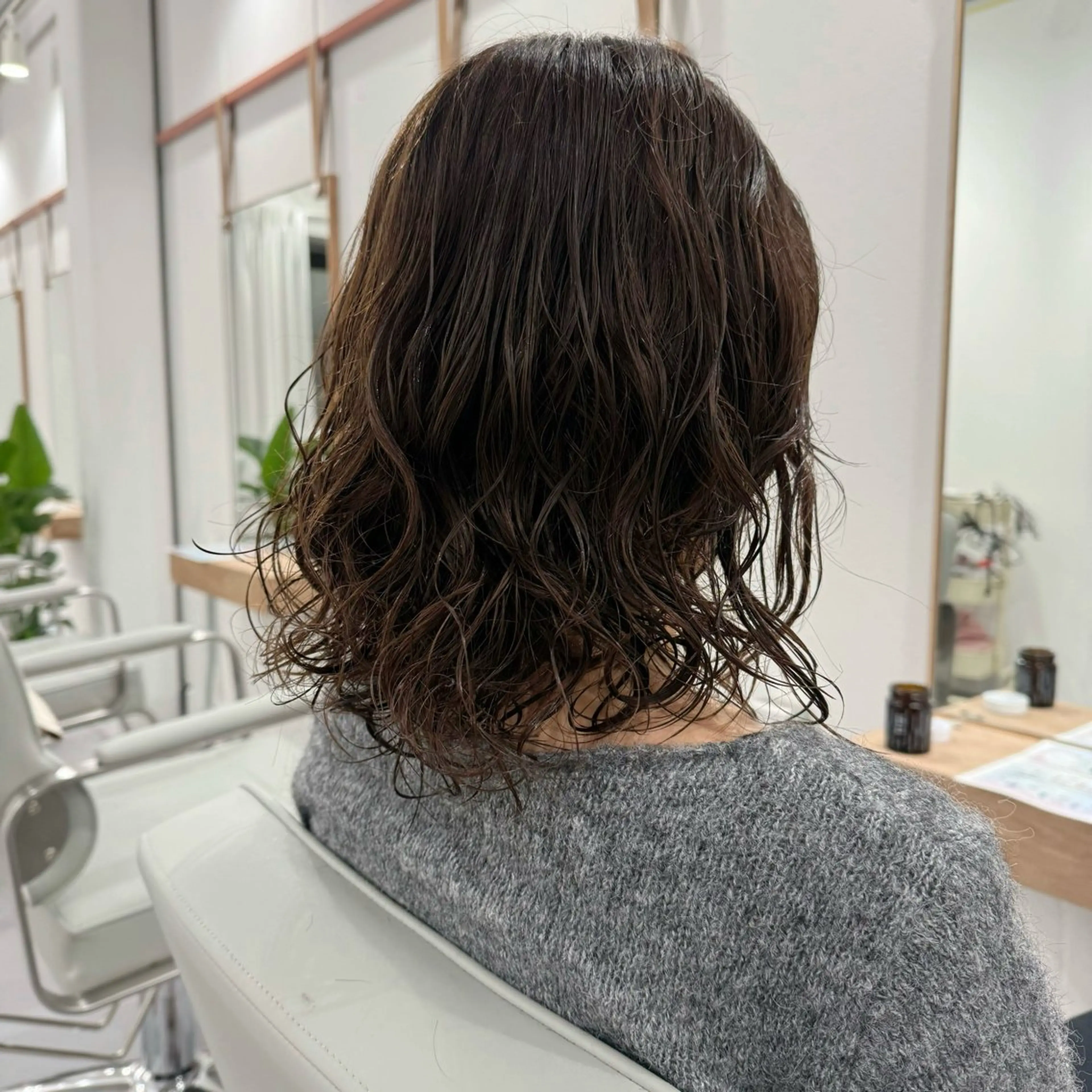 ミディアム ミディアムパーマ 似合わせカット カット パーマ KUTEN所属・岐阜パーマ/透明感 カラー/Genkiのヘアスタイル