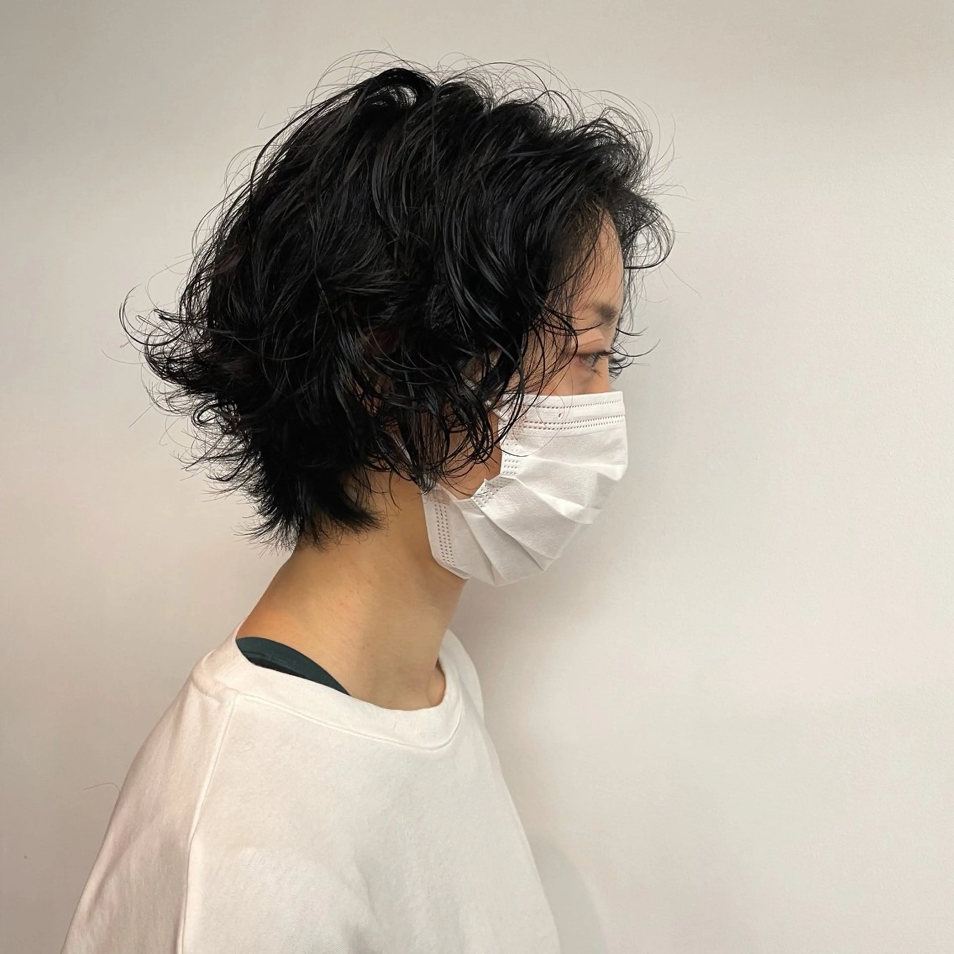 ショート カット パーマ トリートメント デジパモデル/ SAKIのヘアスタイル