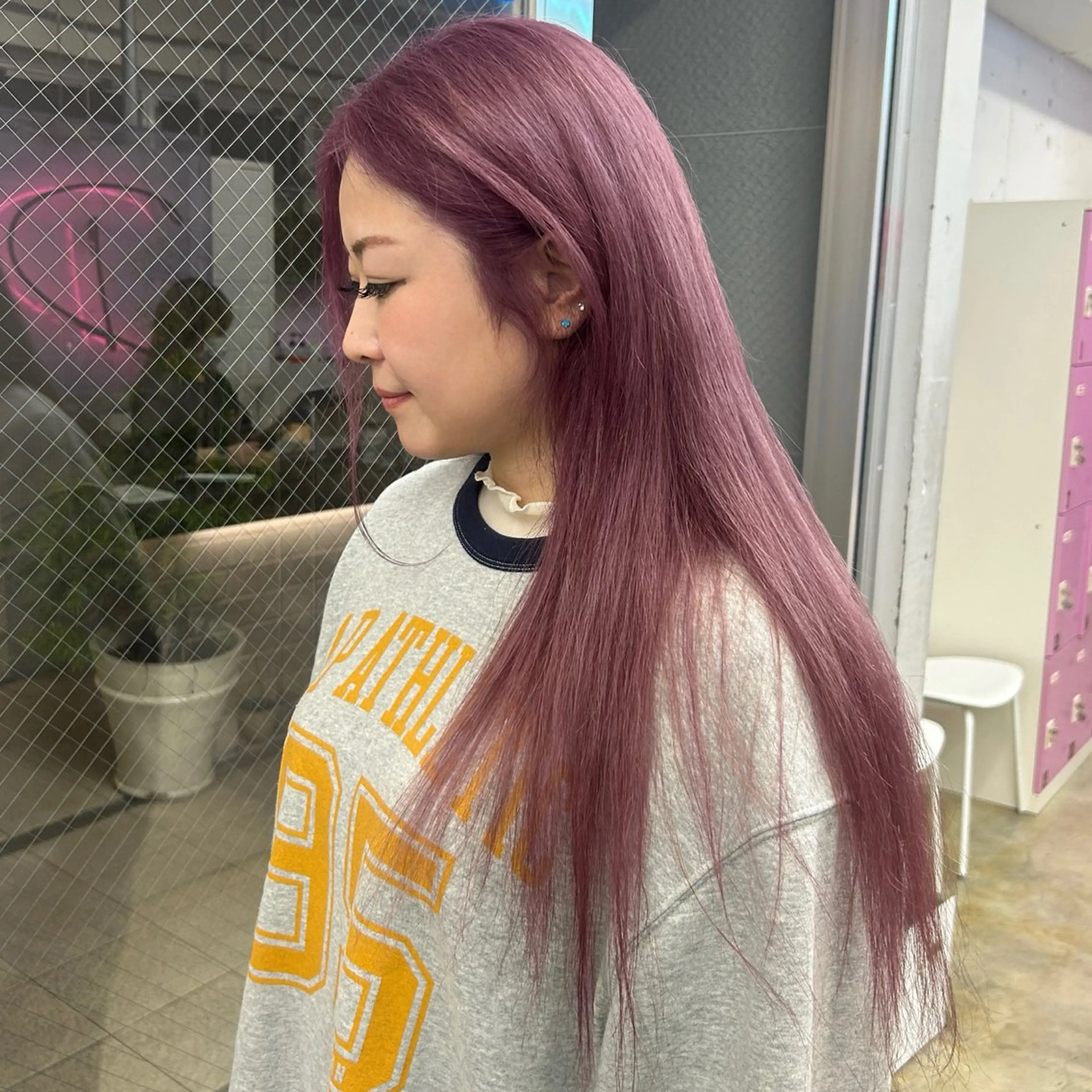 ロング カラー ヘアカラー トリートメント ✨うる艶/ブリーチ✨ 𝓡𝒖𝓷𝐚💋のヘアスタイル
