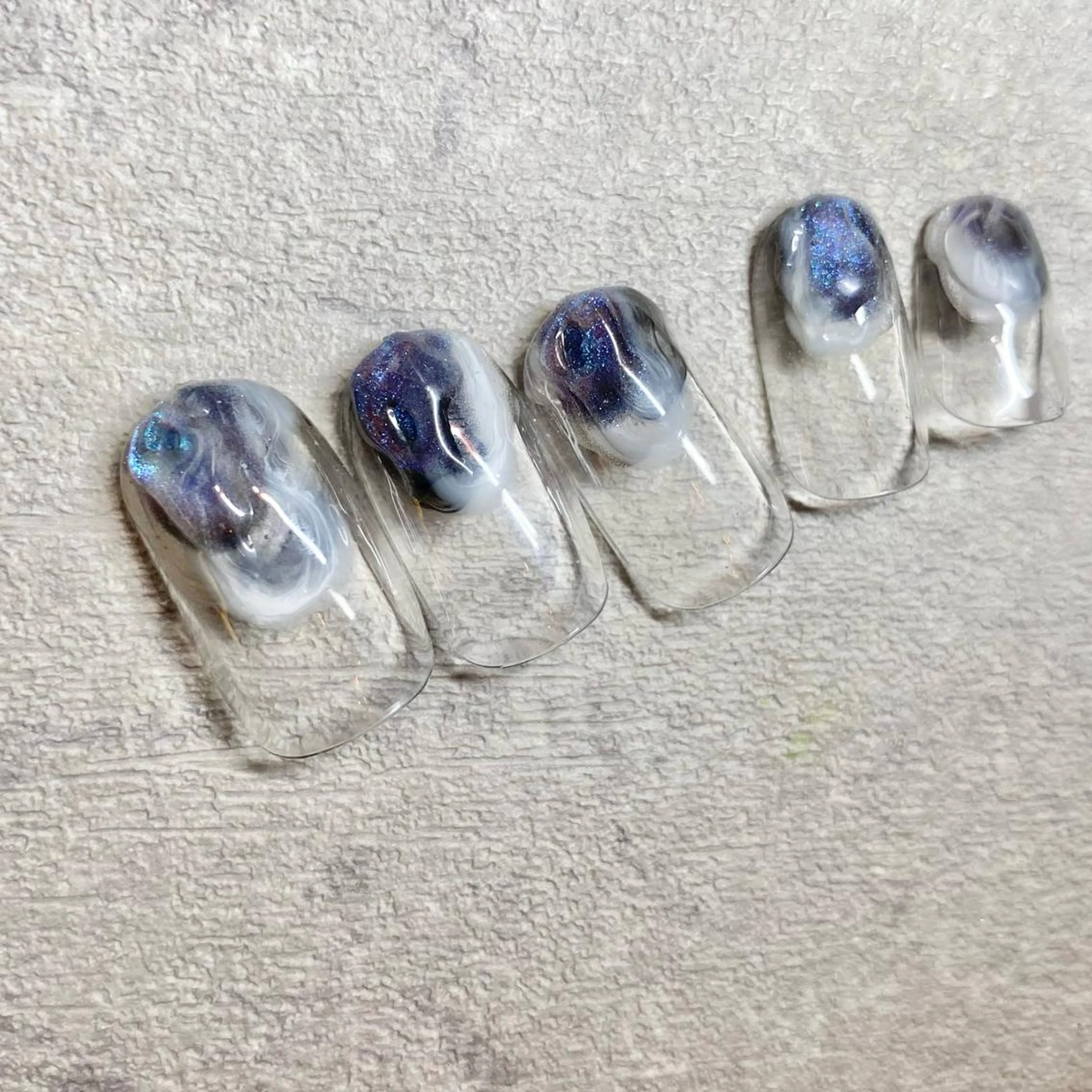 ネイル アートネイル フットネイル ニュアンスネイル 春ネイル 夏ネイル 山田 貴子のネイルデザイン