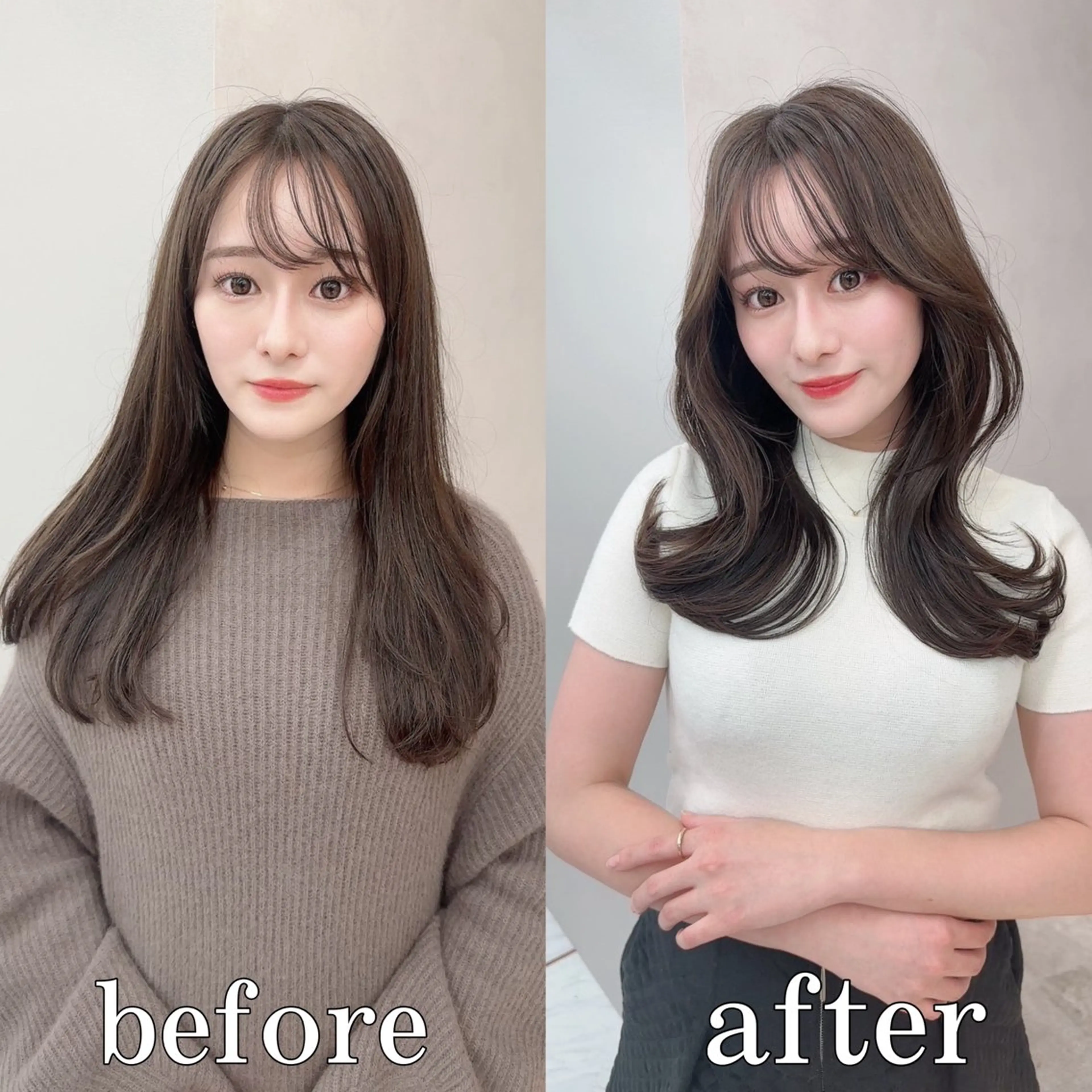 ロング カット ヘアカラー トリートメント 美髪❣️縮毛矯正/ 髪質改善✨/山本のヘアスタイル
