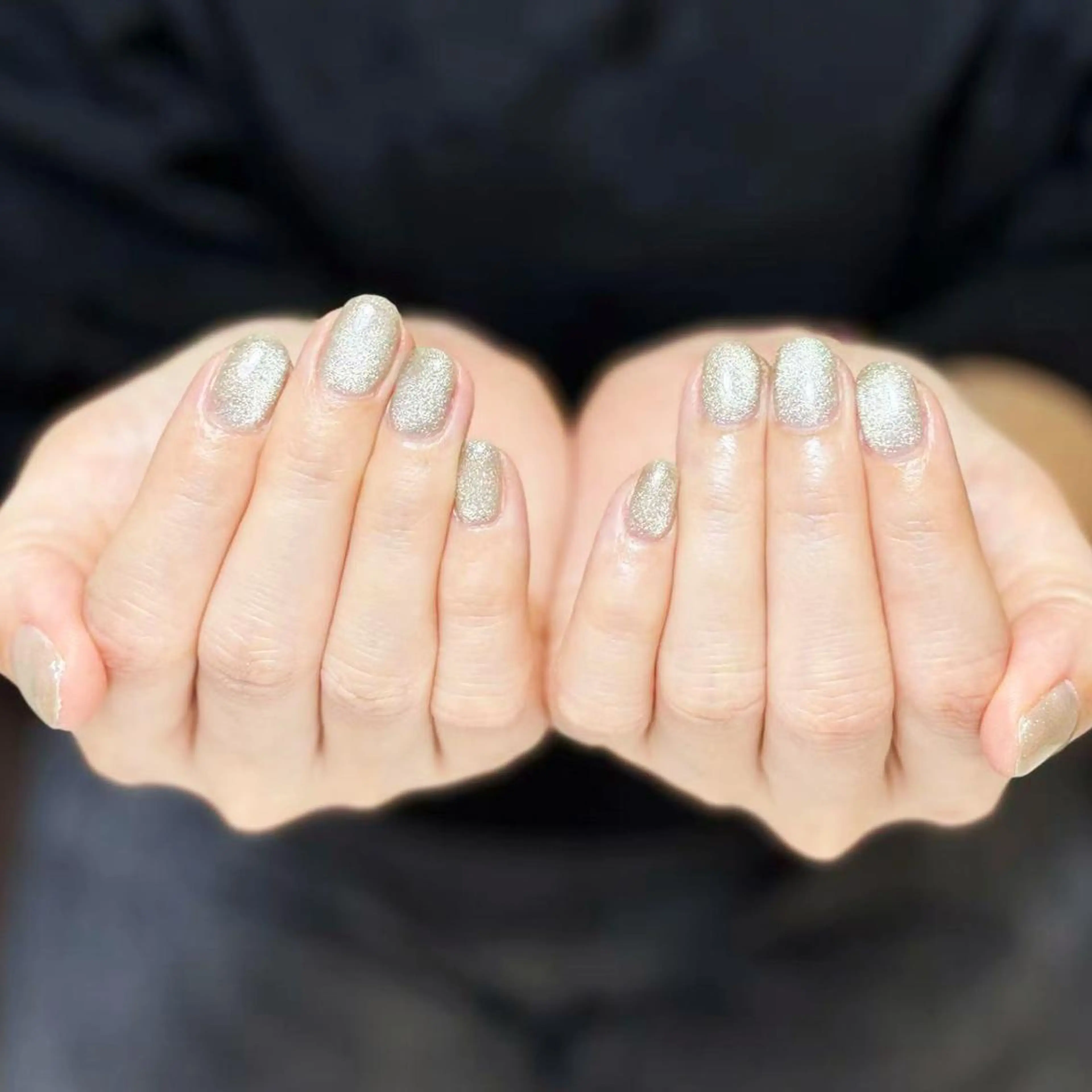 ネイル アートネイル オーロラネイル ガーリー キラキラネイル 韓国ネイル ハンドネイル Nail Monsterのネイルデザイン