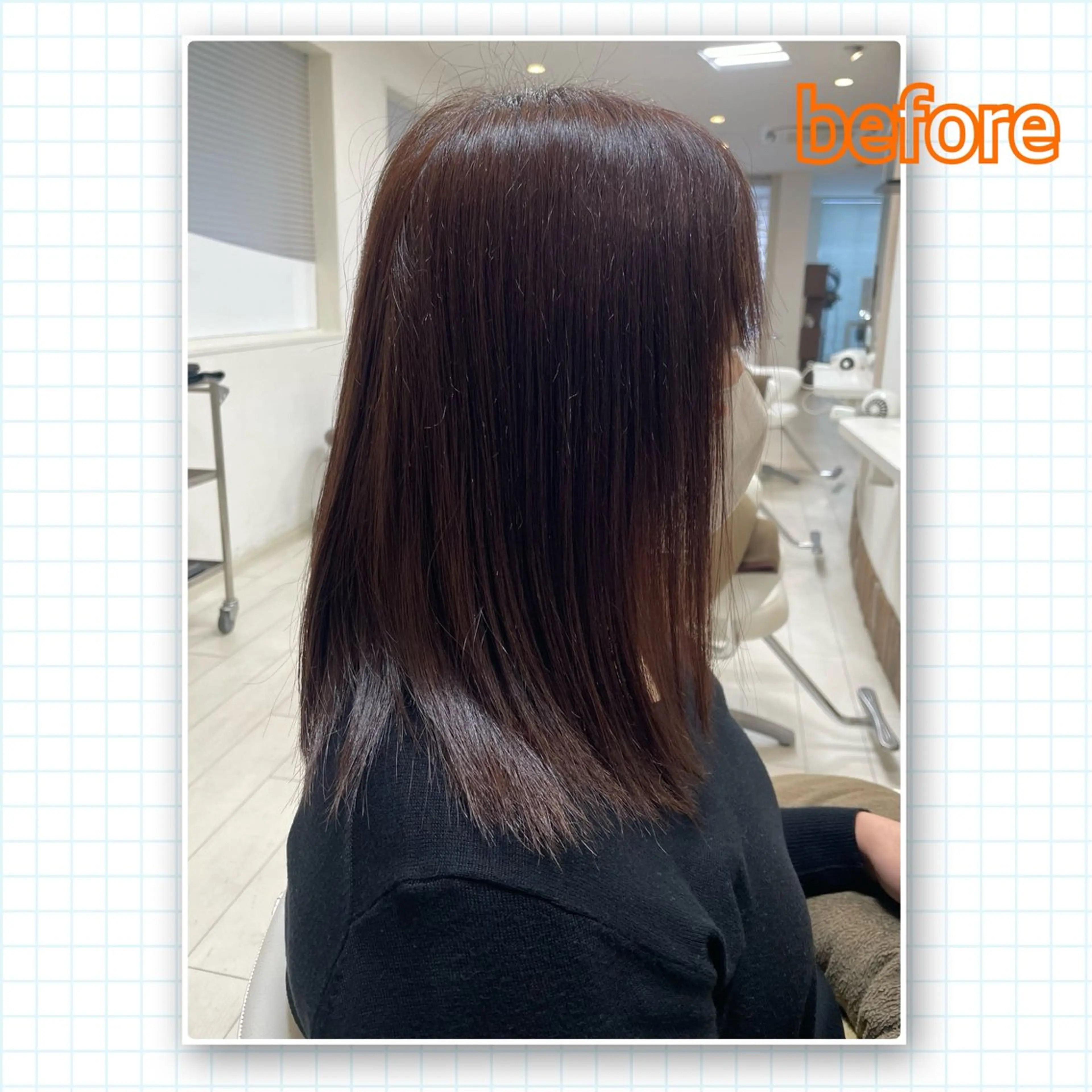 ミディアム アミーベル🧸🧡 本店✂️しおりのヘアスタイル