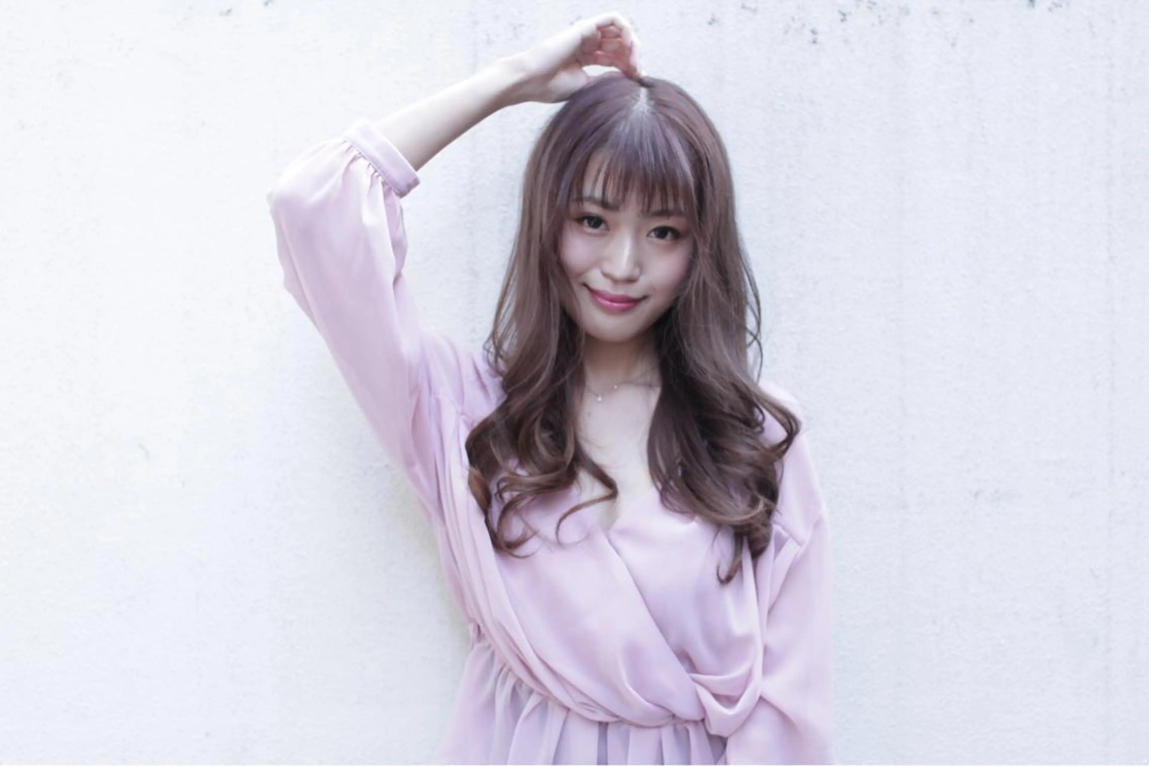 カラー 太田ありさ クリーミーヘアカラーのヘアスタイル