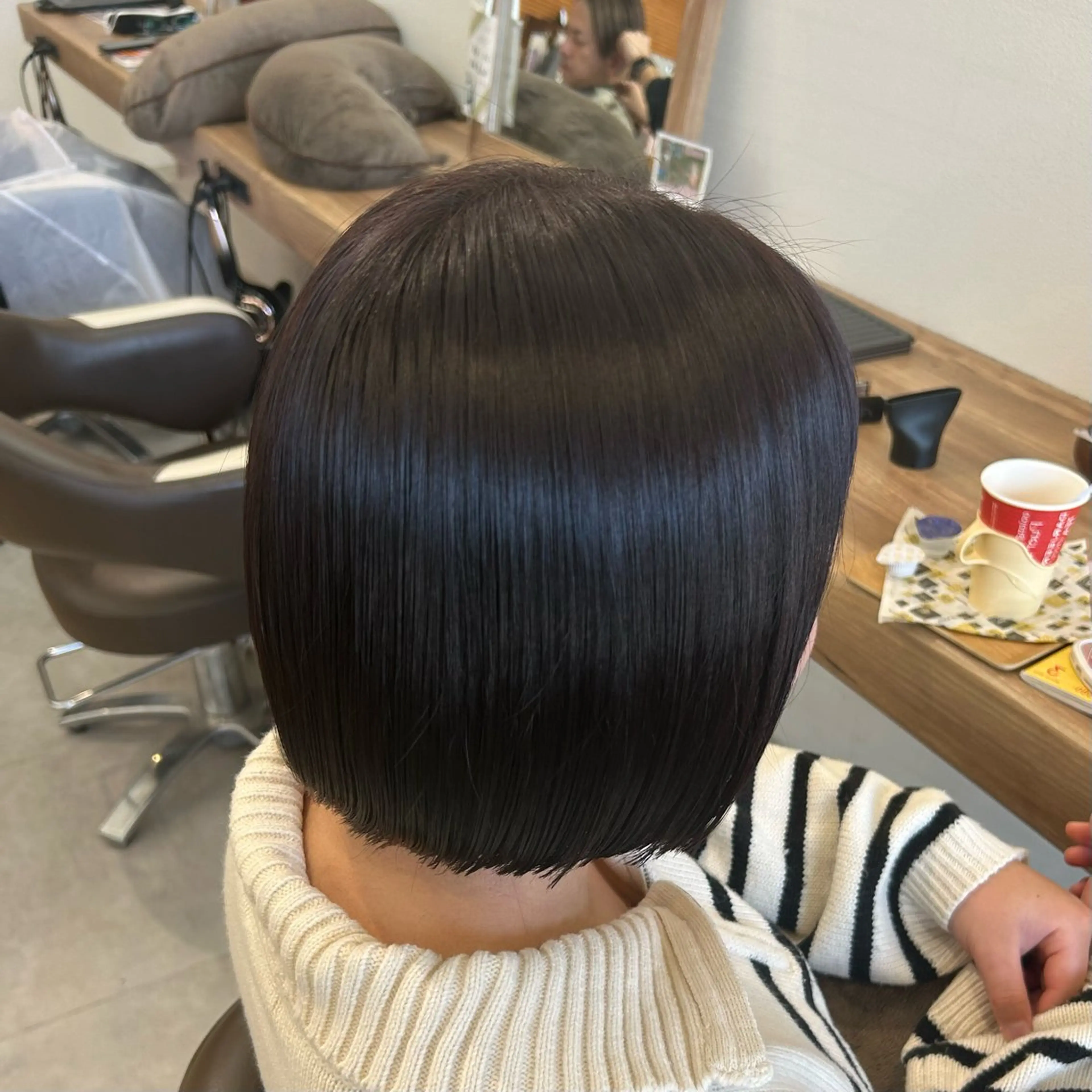 カラー ヘアカラー 渡邊 玲来のヘアスタイル