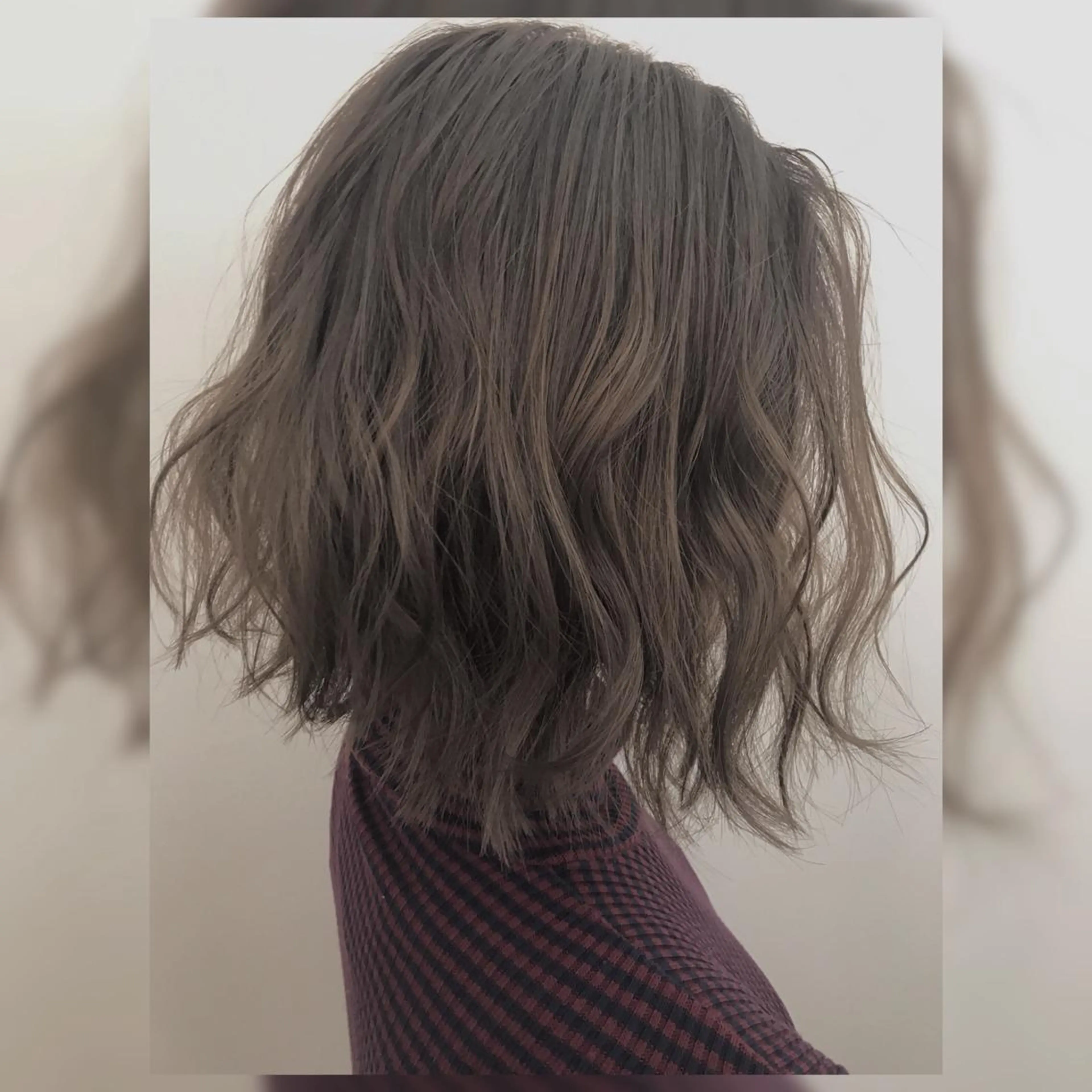 ショート カラー アッシュ カット ヘアカラー トリートメント レイヤーウルフ エクステ磯部のヘアスタイル