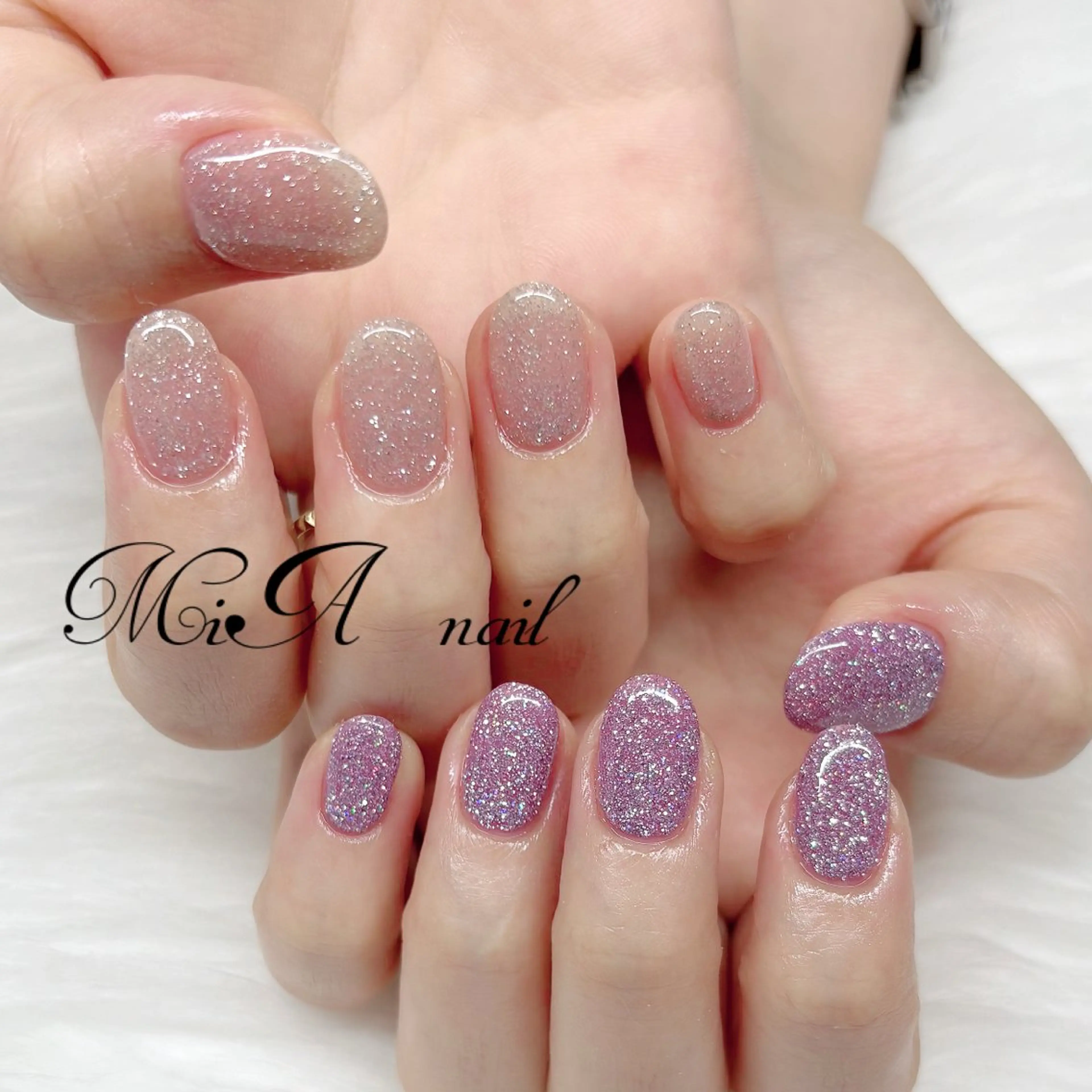 ネイル フラッシュネイル ワンカラーネイル MiA nail所属・MiAnail Mihoのネイルデザイン