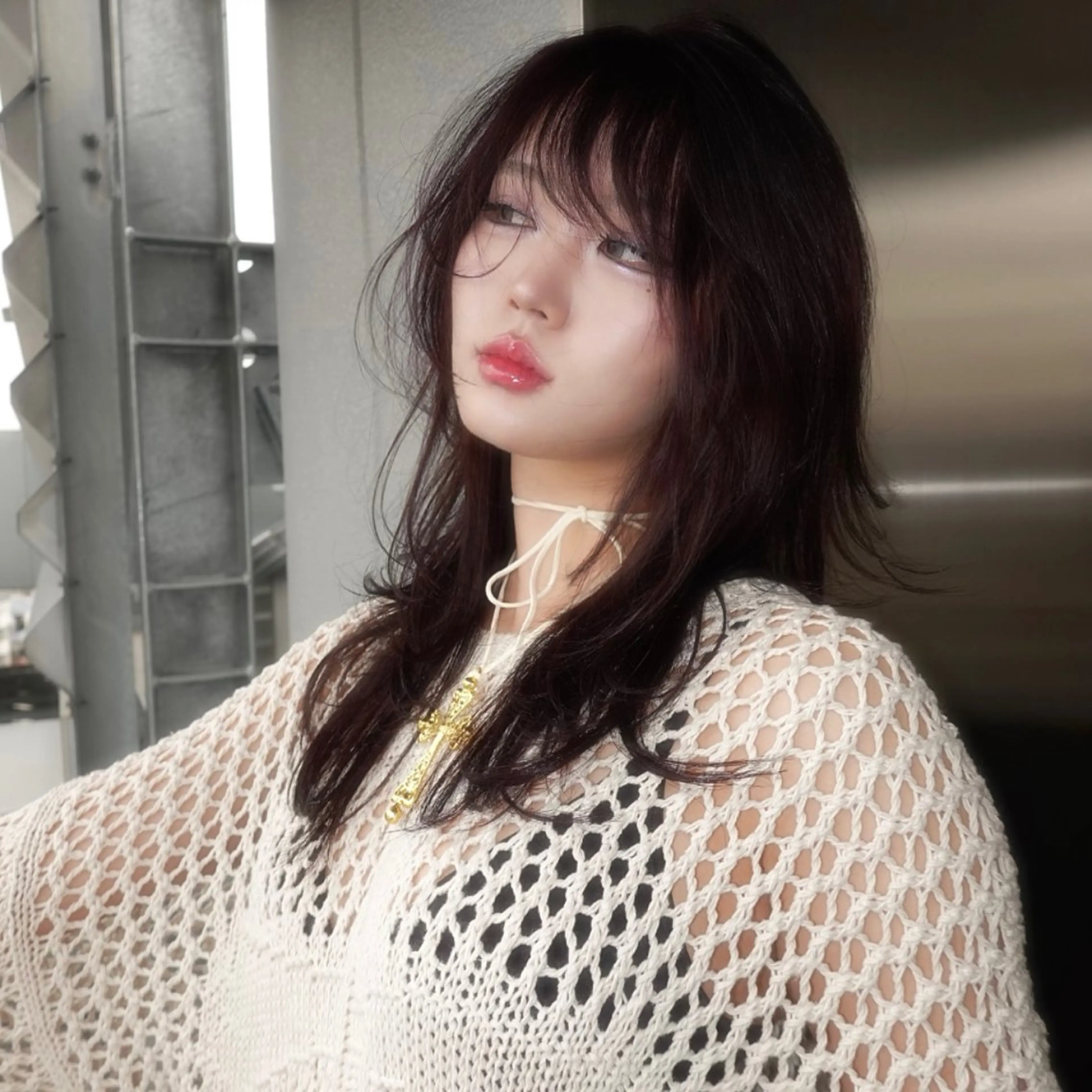 ロング カラー カット ヘアカラー bloc japon所属・ﾌﾞﾚｲｽﾞ˚✧₊⁎ ﾚｲﾔｰToriのヘアスタイル