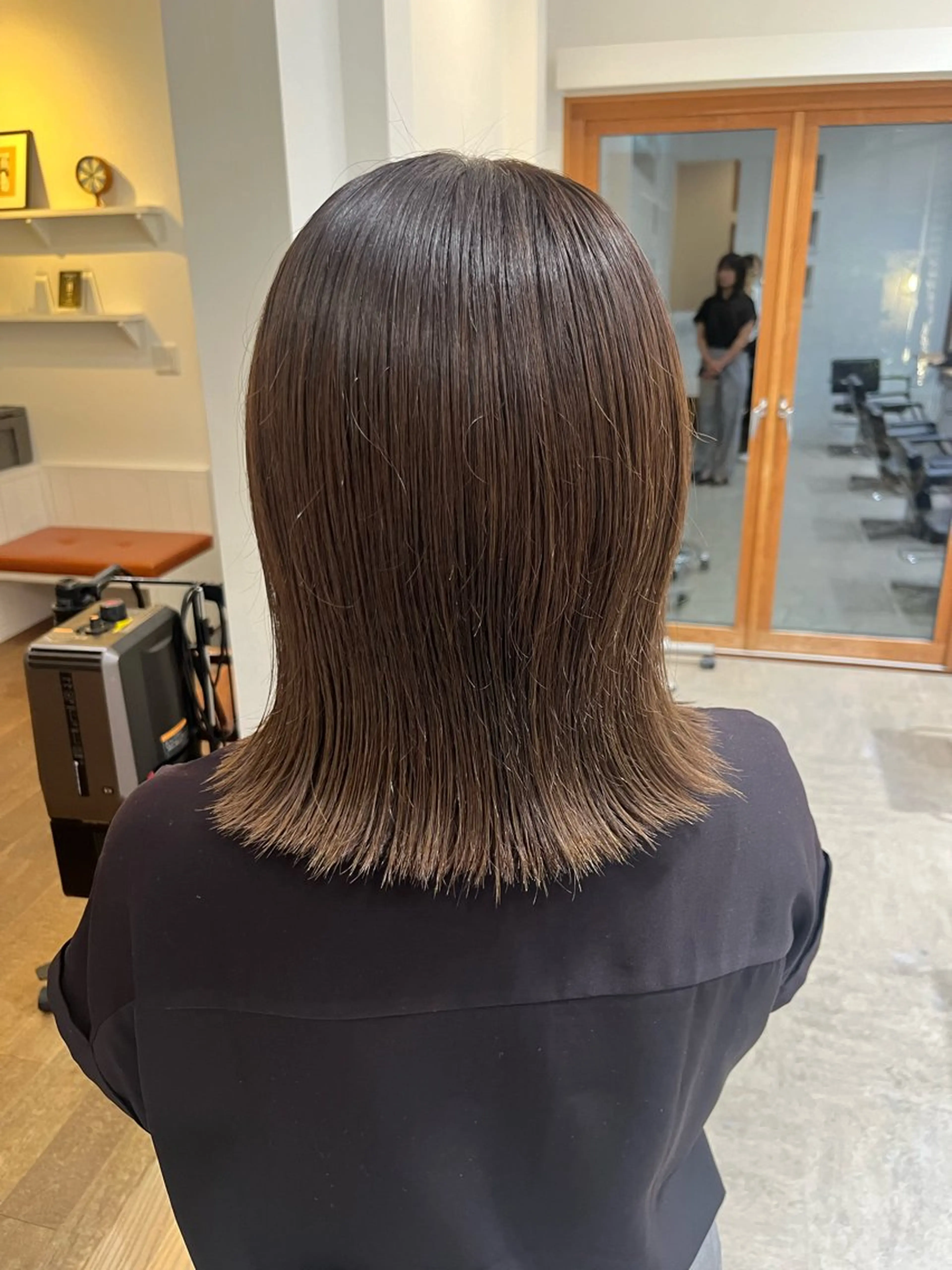 ミディアム トリートメント ヘアカラー トリートメント 無料カットモデル‪✨ ✂️Nanami🌷のヘアスタイル