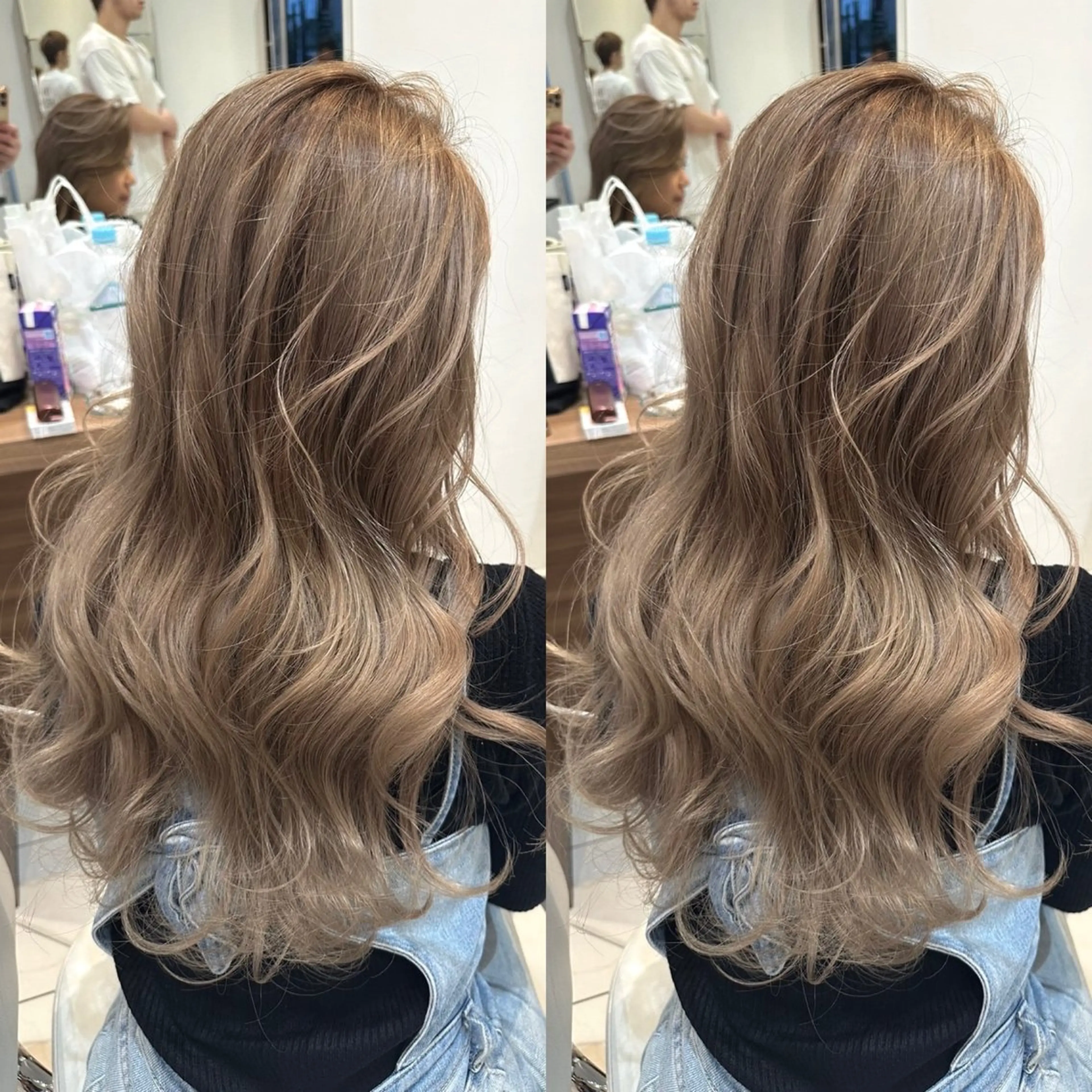 ロング カット ヘアカラー トリートメント 【店長】プルエクステ ボブ🌈ナツヤのヘアスタイル
