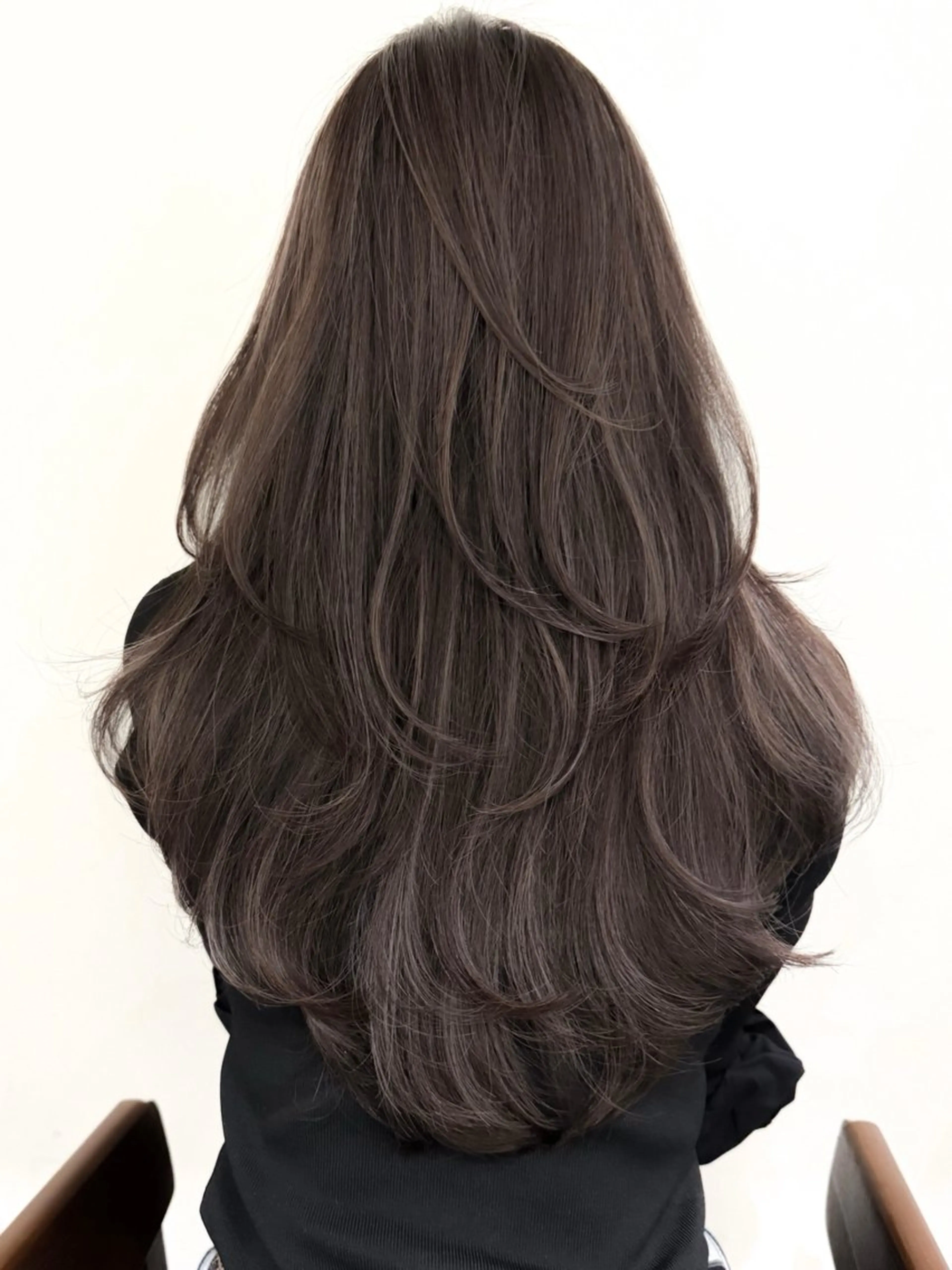 ロング カラー ヘアアレンジ カット ヘアカラー トリートメント ✨レイヤーカット/透 名感カラー特化✨のヘアスタイル