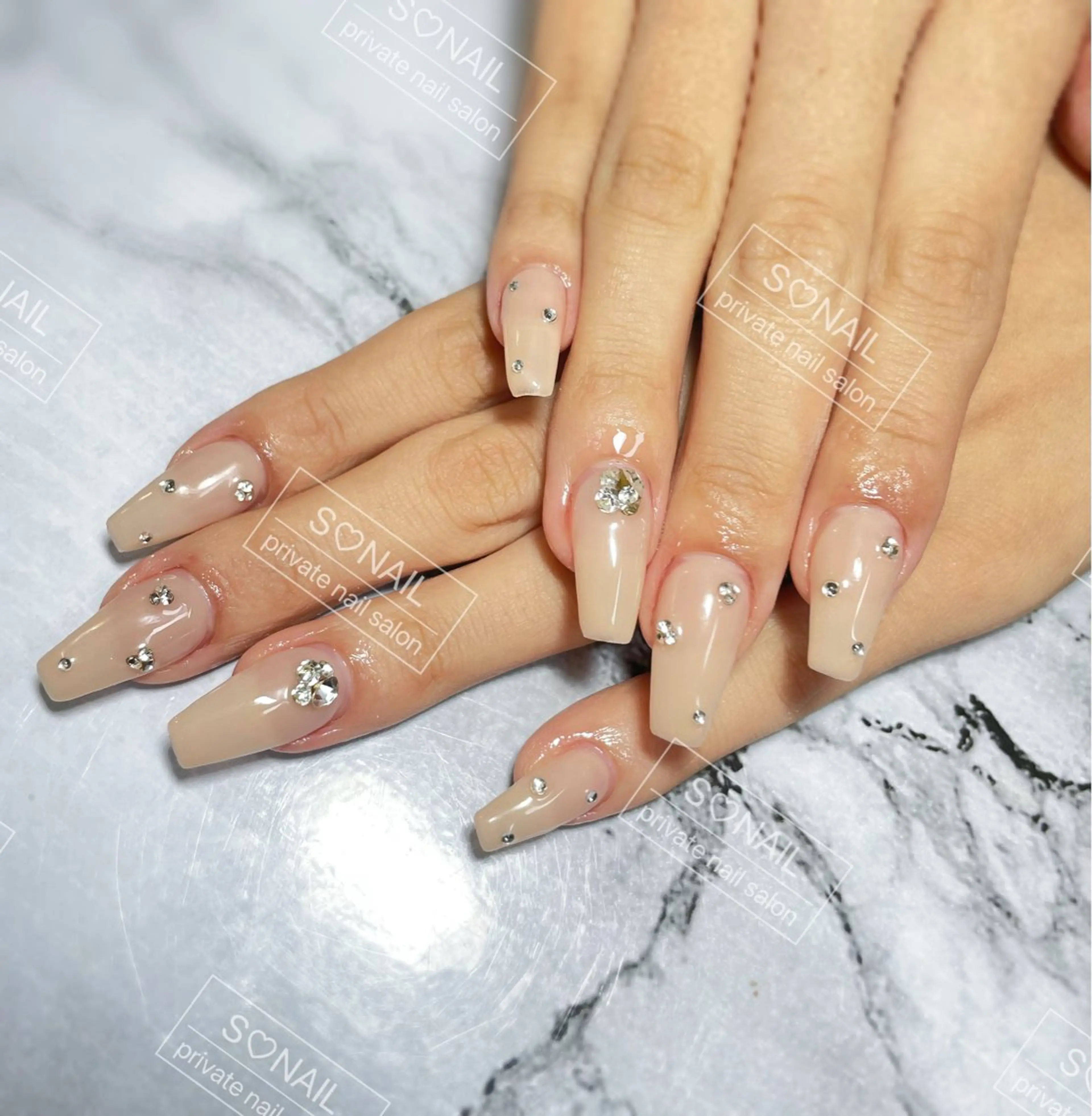 ネイル 持ち込み ハンドネイル S♡NAIL所属・S.NAIL Suuのネイルデザイン
