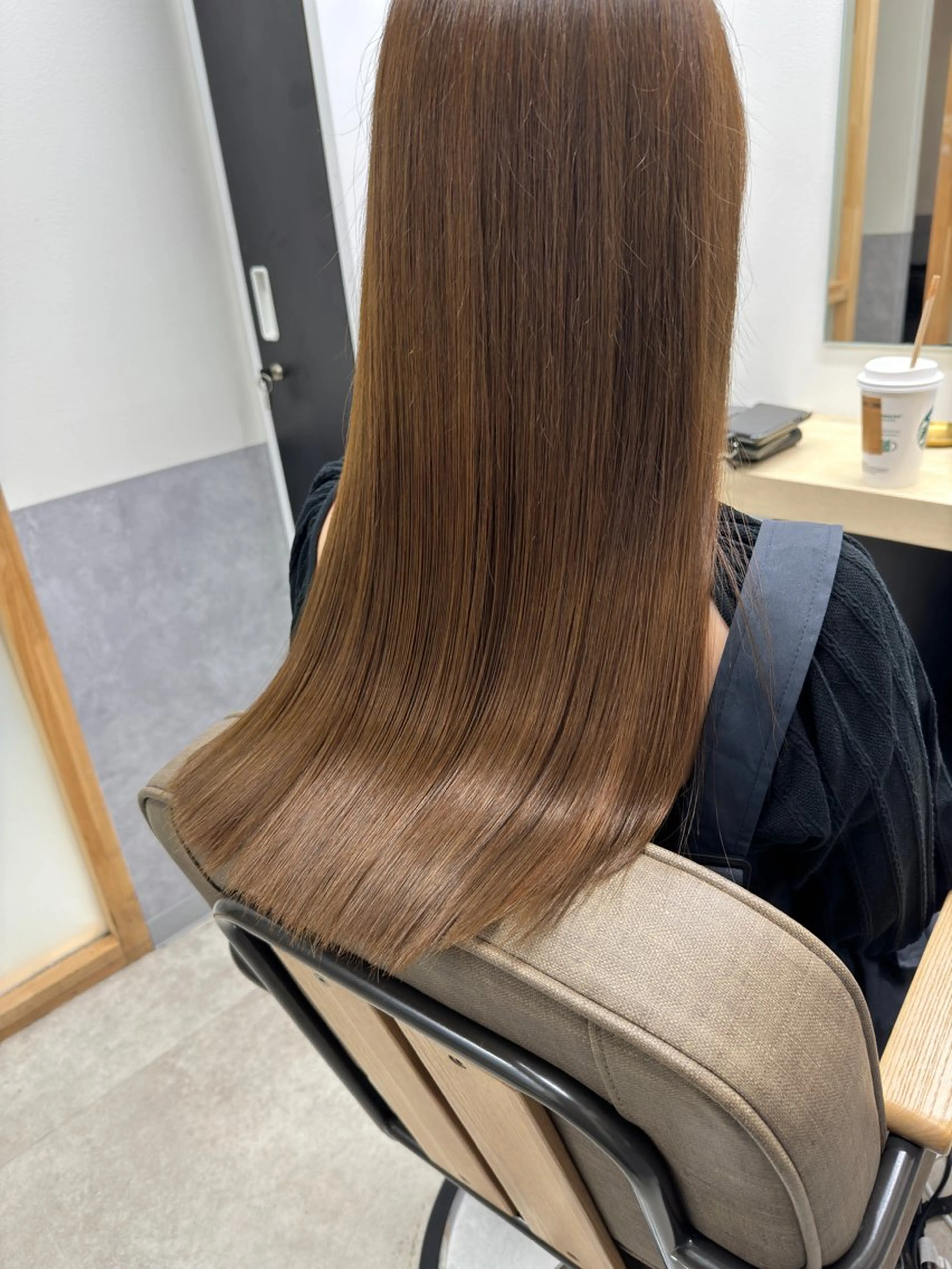 ロング 【全席個室/シェアサロン】FRAME + HairEsthe 御堂筋難波店所属・ひらやま りょういちのヘアスタイル