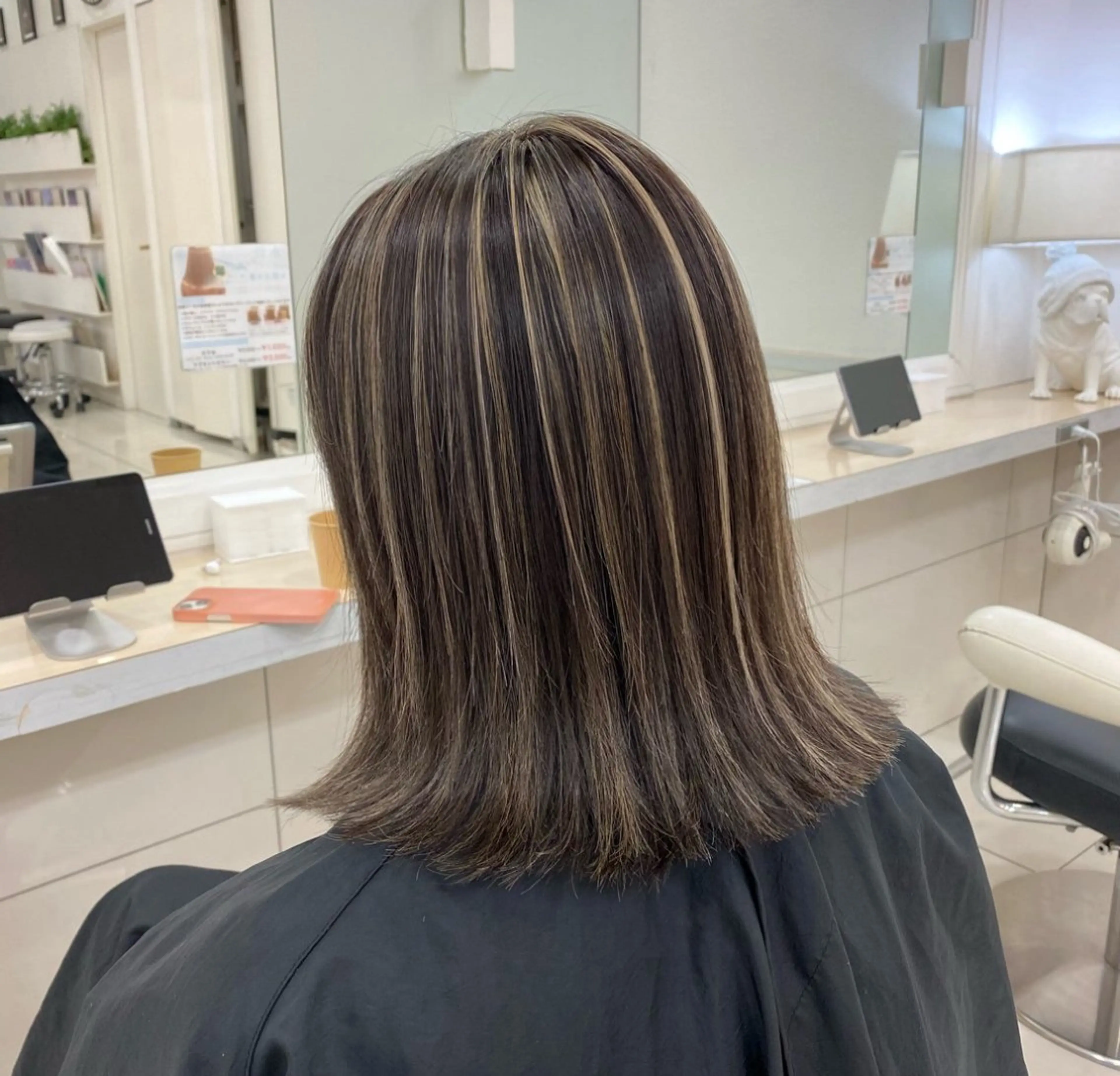 【ケアコース】✂️ケアハイライト➕ Aujuaケアトリートメント✂️の写真