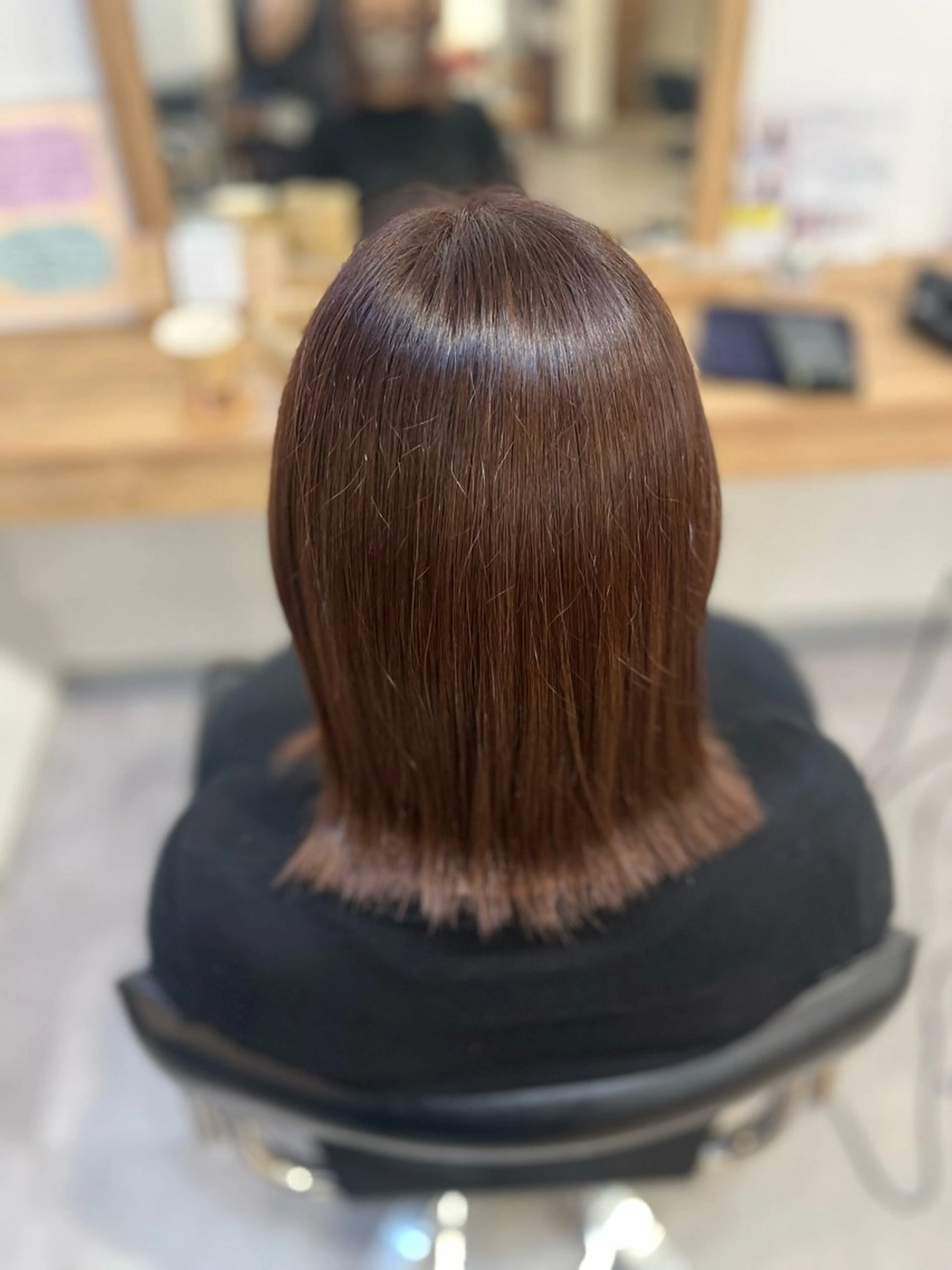 ミディアム ヘアカラー 黒川 綾音のヘアスタイル