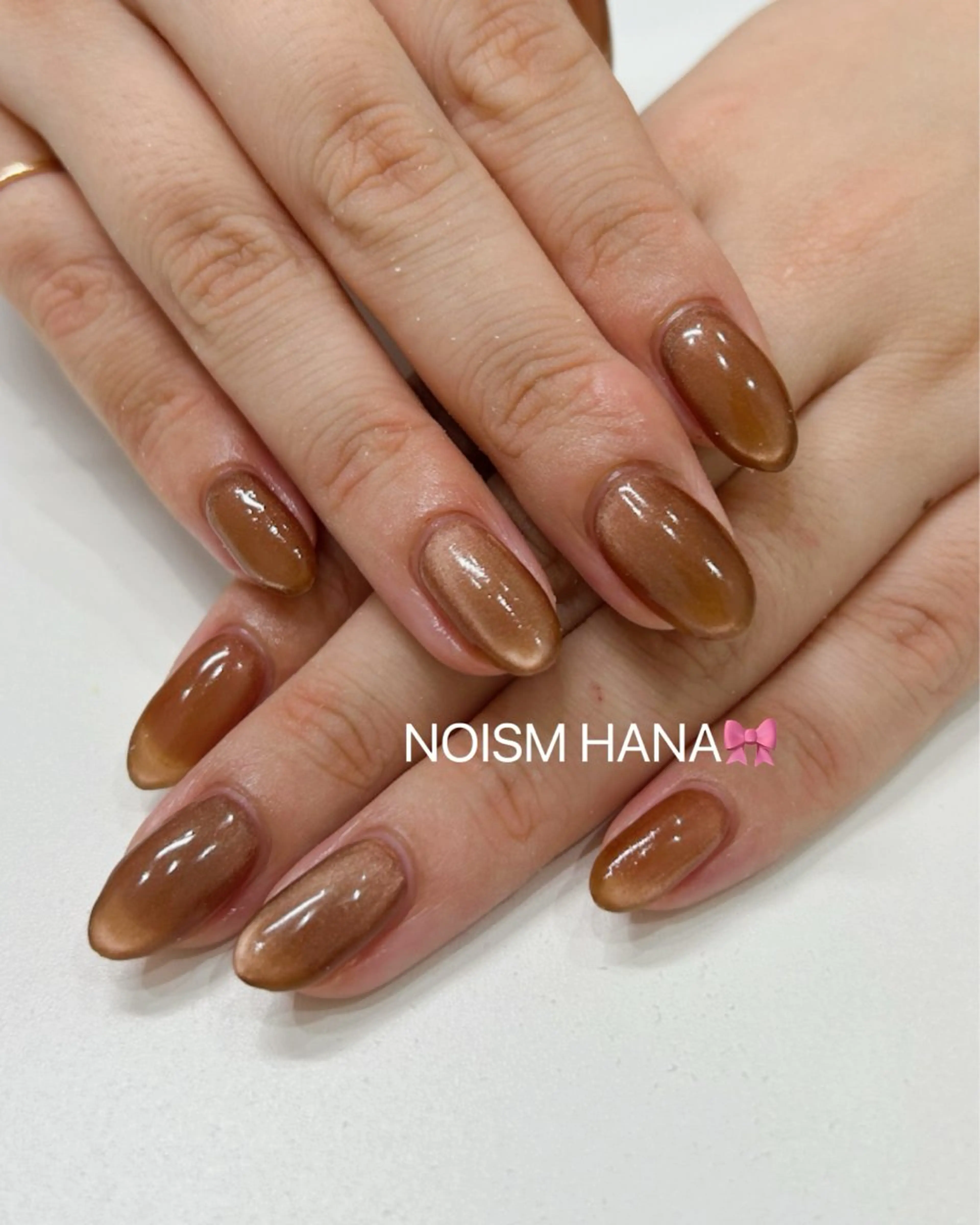 ネイル グラデーション キラキラネイル 韓国ネイル マグネットネイル ニュアンスネイル ハンドネイル 🎀NOISM/ nail/はな🎀のネイルデザイン