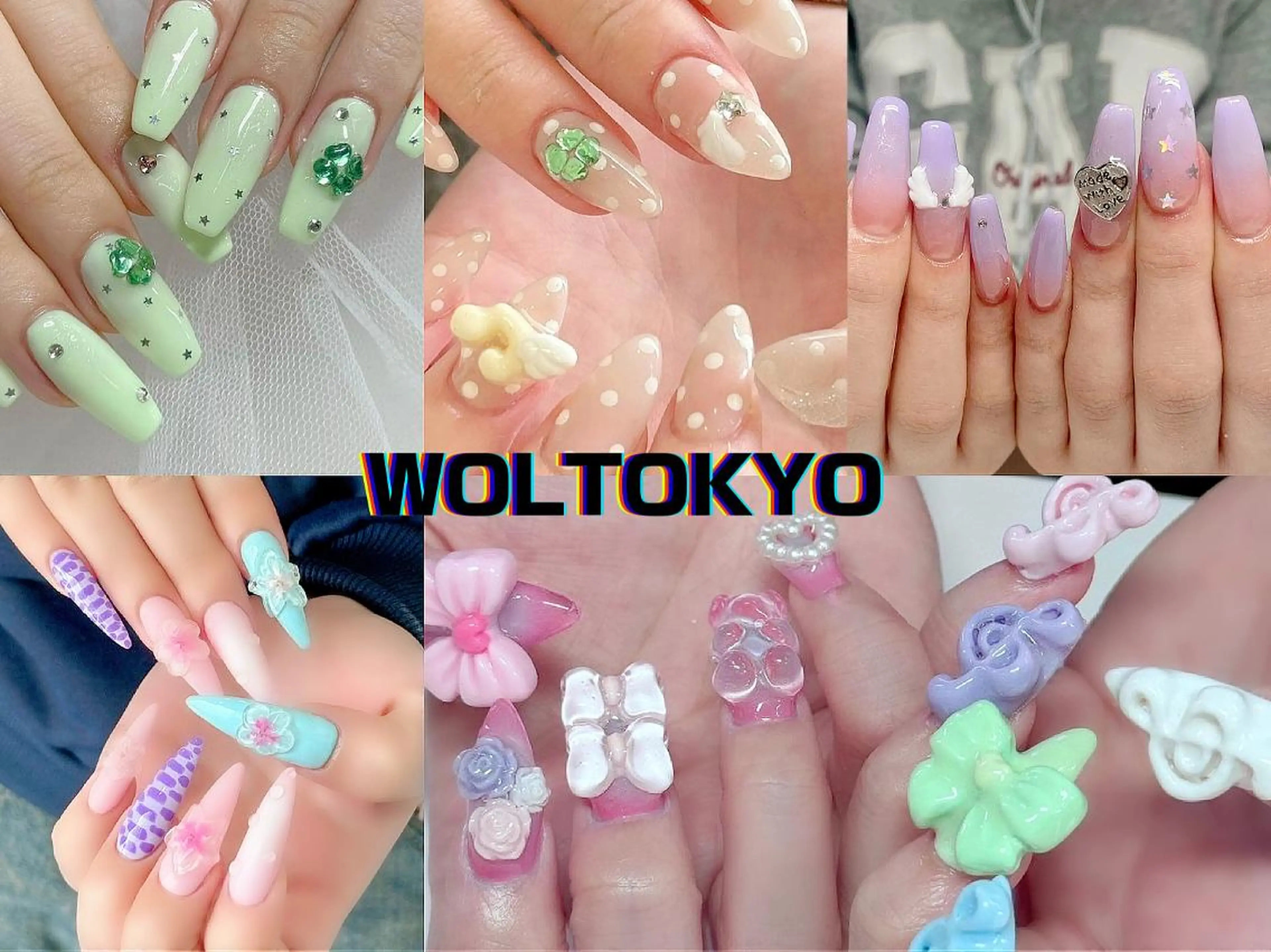 【オフ込/無料】９０分💘韓国/ワンホンネイル/Y2K/海外💘店内パーツつけ放題の写真