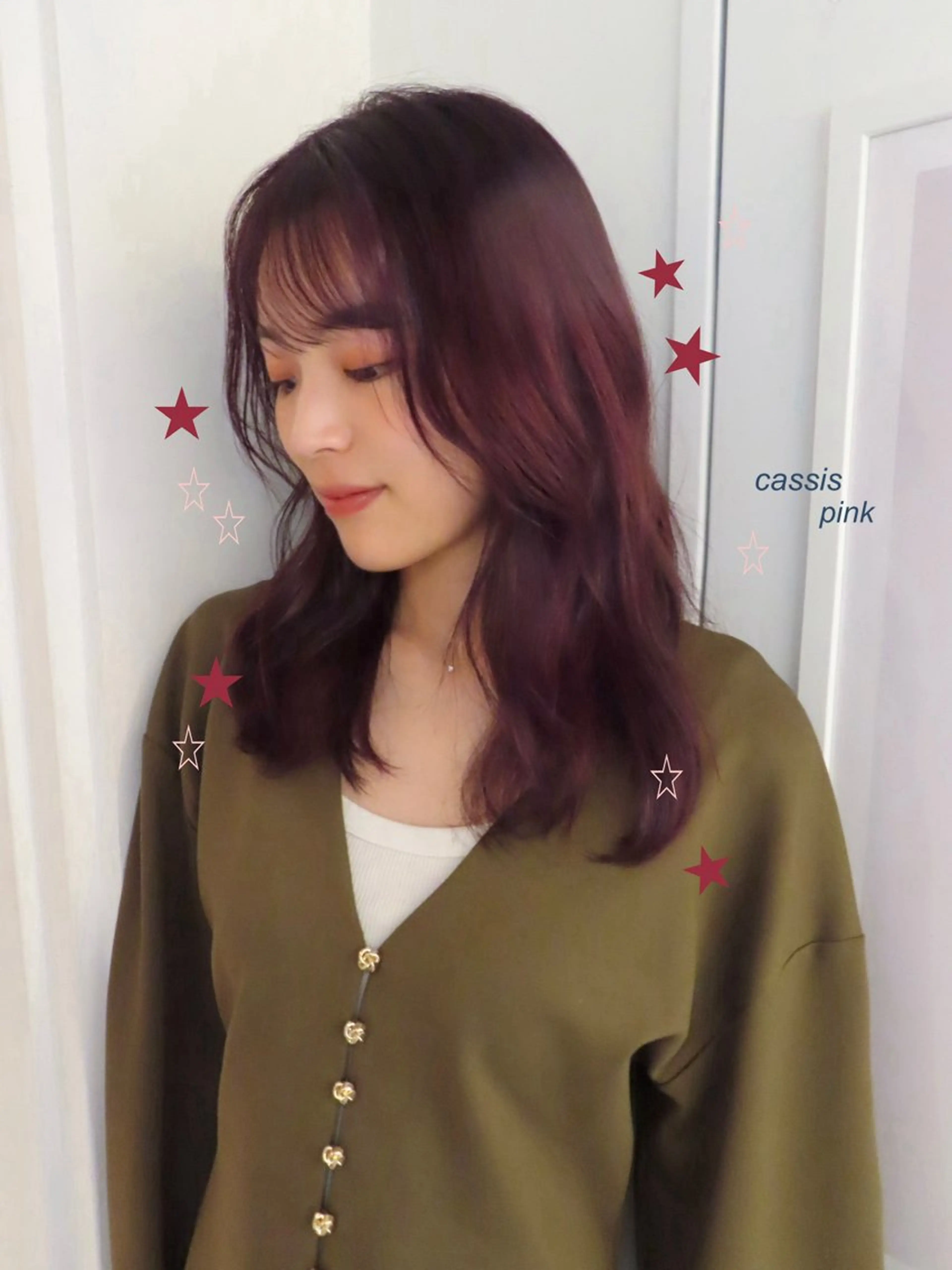 ミディアム ヘアカラー rizu　/ ボブ /中明度カラー🥨のヘアスタイル