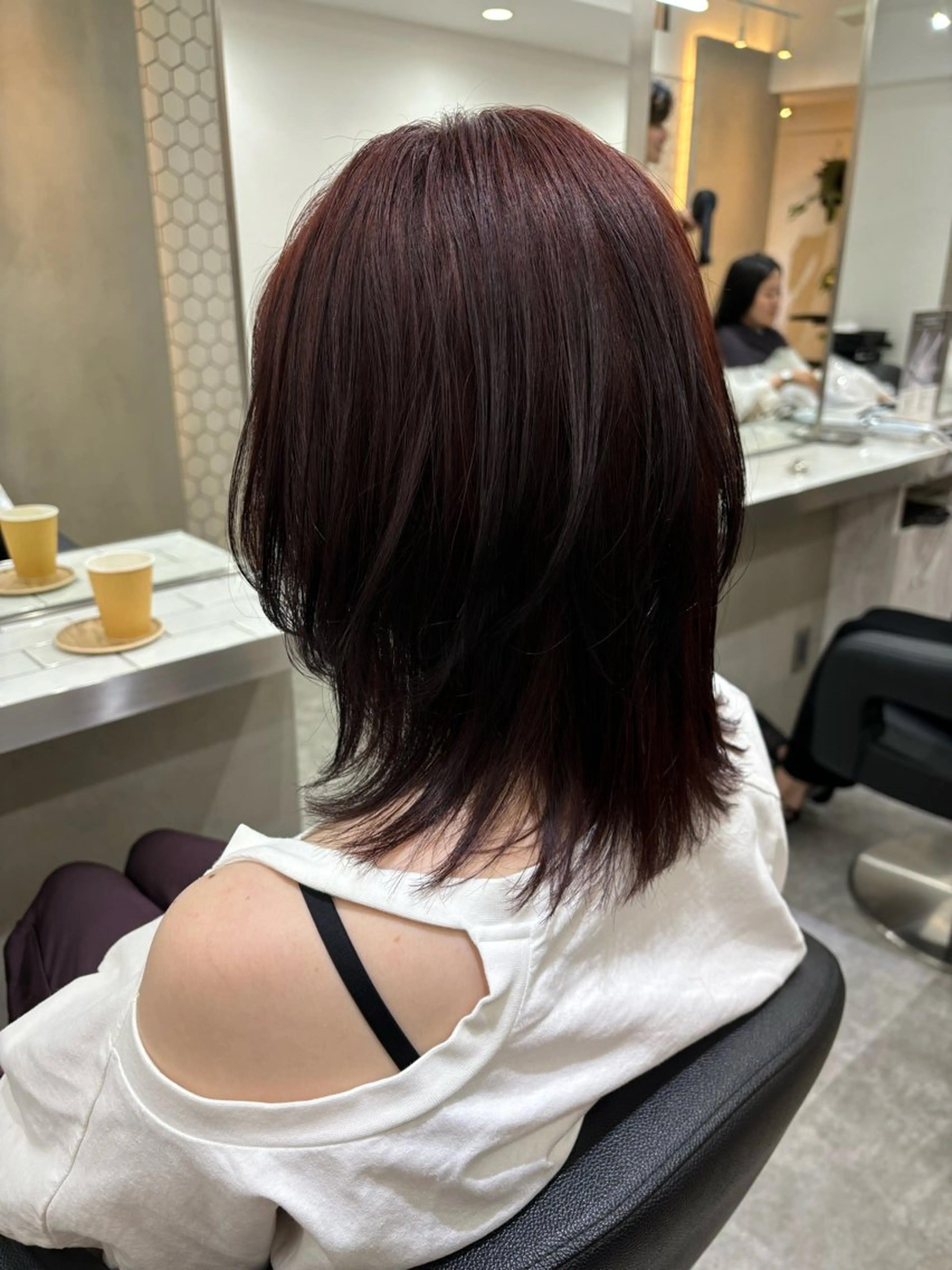 ミディアム カラー Ｖｉｏｔ  銀座 樋口 桃佳のヘアスタイル