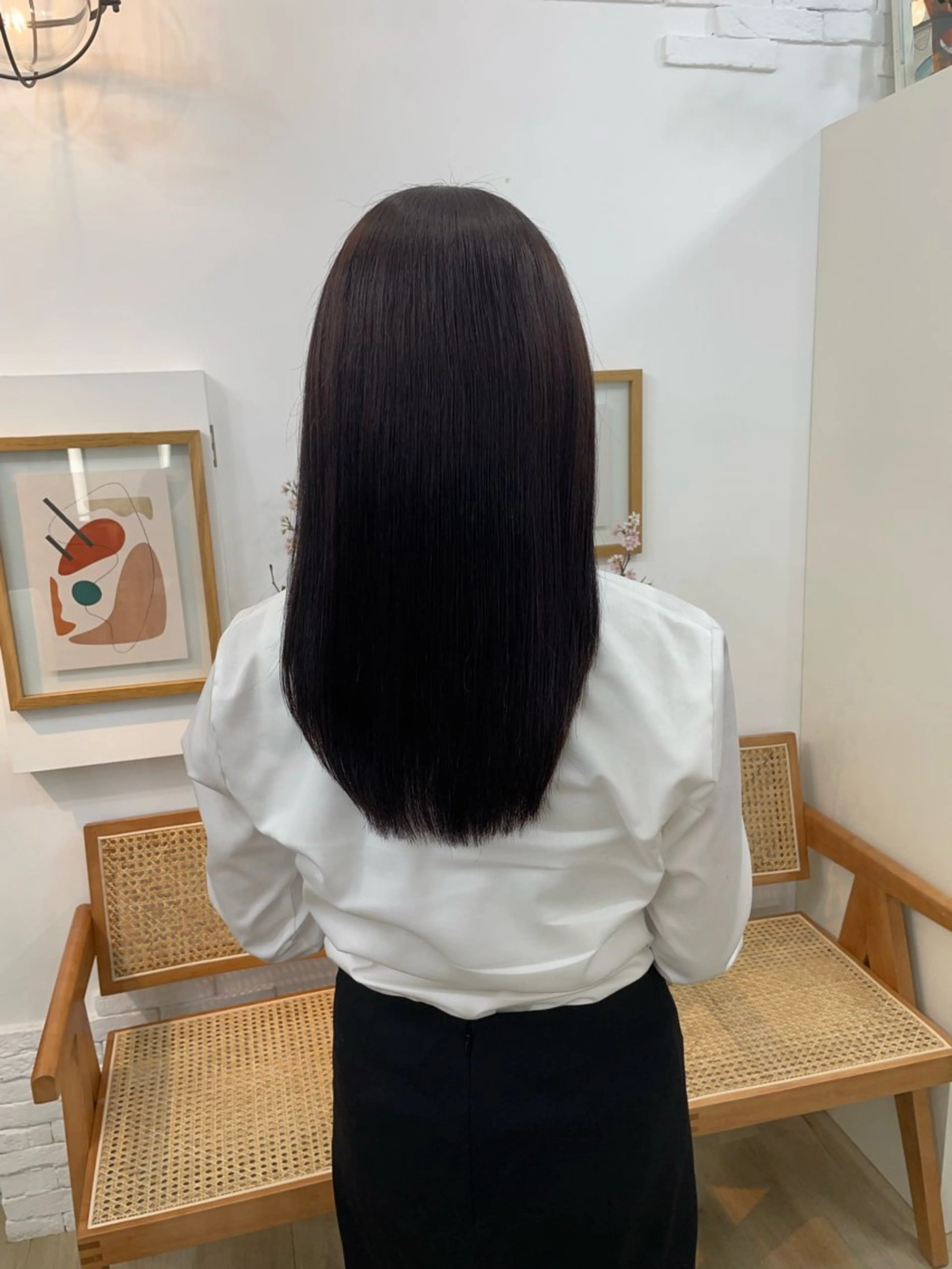 セミロング トリートメント カット ヘアカラー トリートメント ✨髪質改善✨原宿 えのもと　はなのヘアスタイル