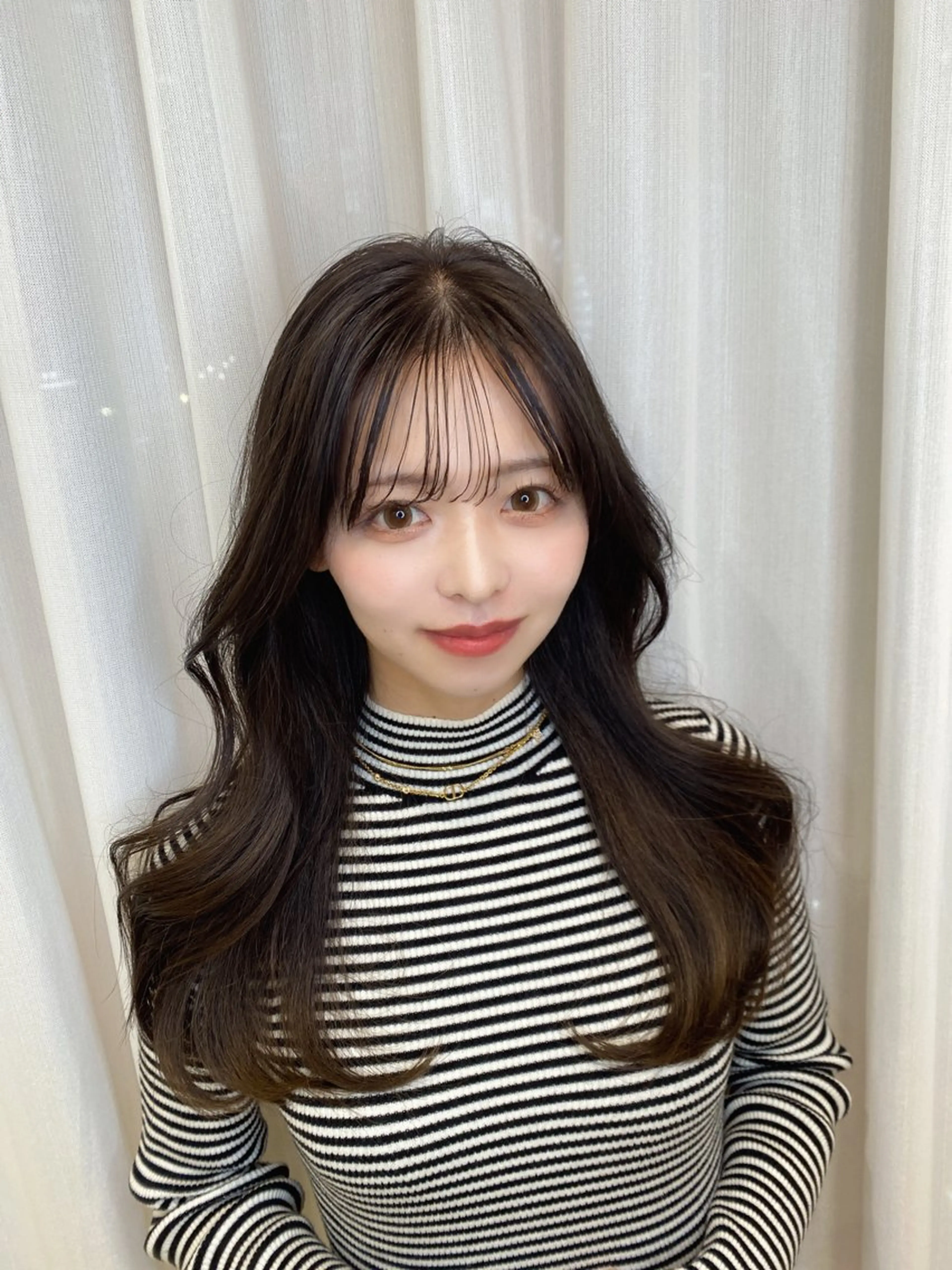 ロング ヘアカラー トリートメント 💗ブリーチなし 透け感💗徳井はやとのヘアスタイル