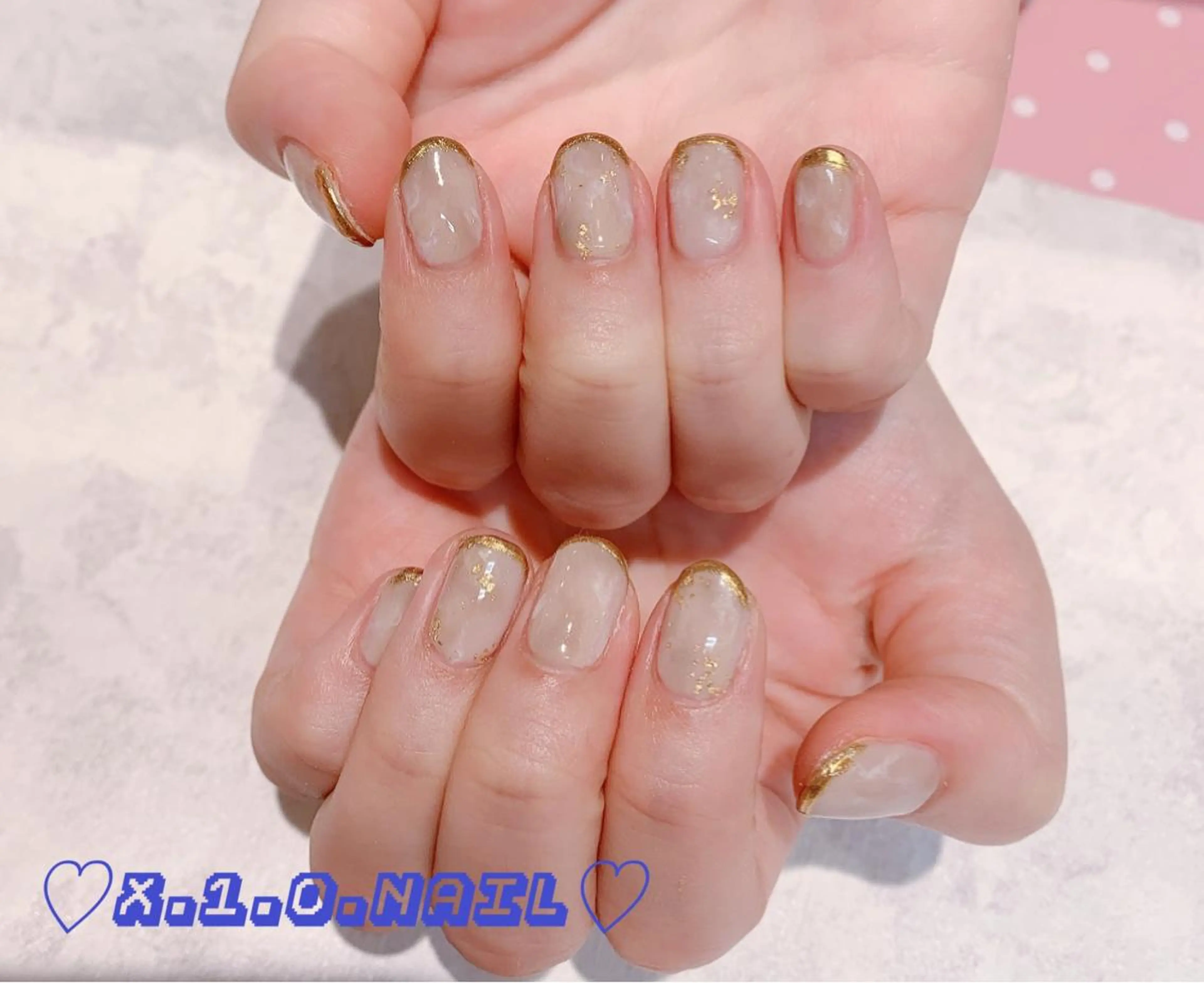 ネイル アニマル柄 アートネイル ニュアンスネイル ネイルチップ ハンドネイル x.1.0.nail ♡Cのネイルデザイン