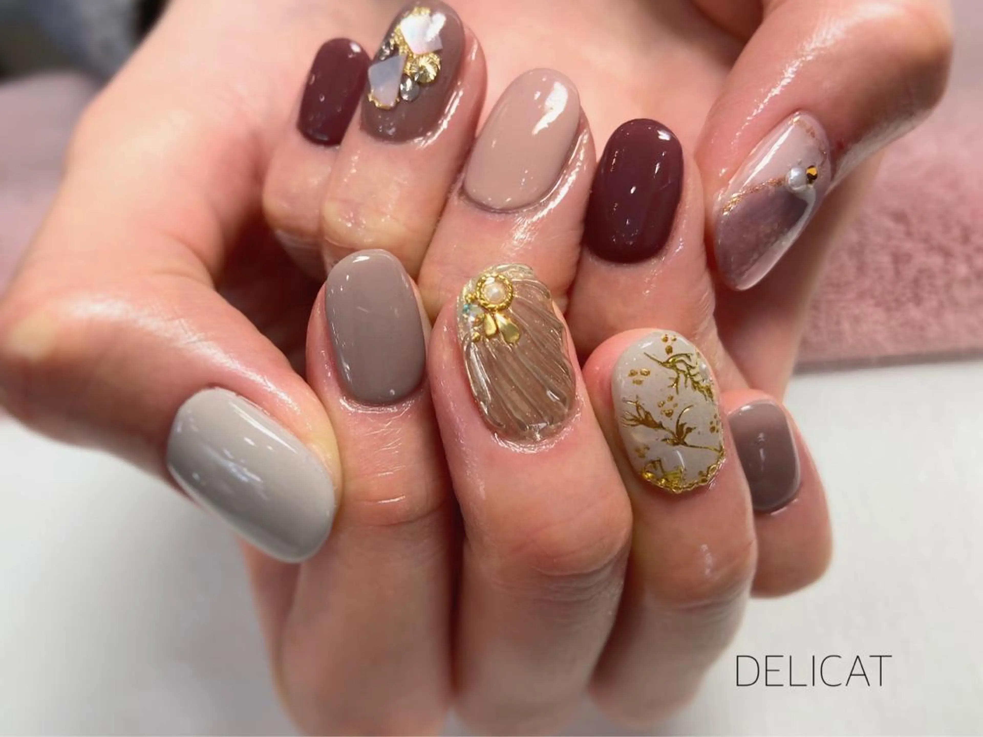 ネイル 【DELICAT】 溝の口店　KUMIのネイルデザイン