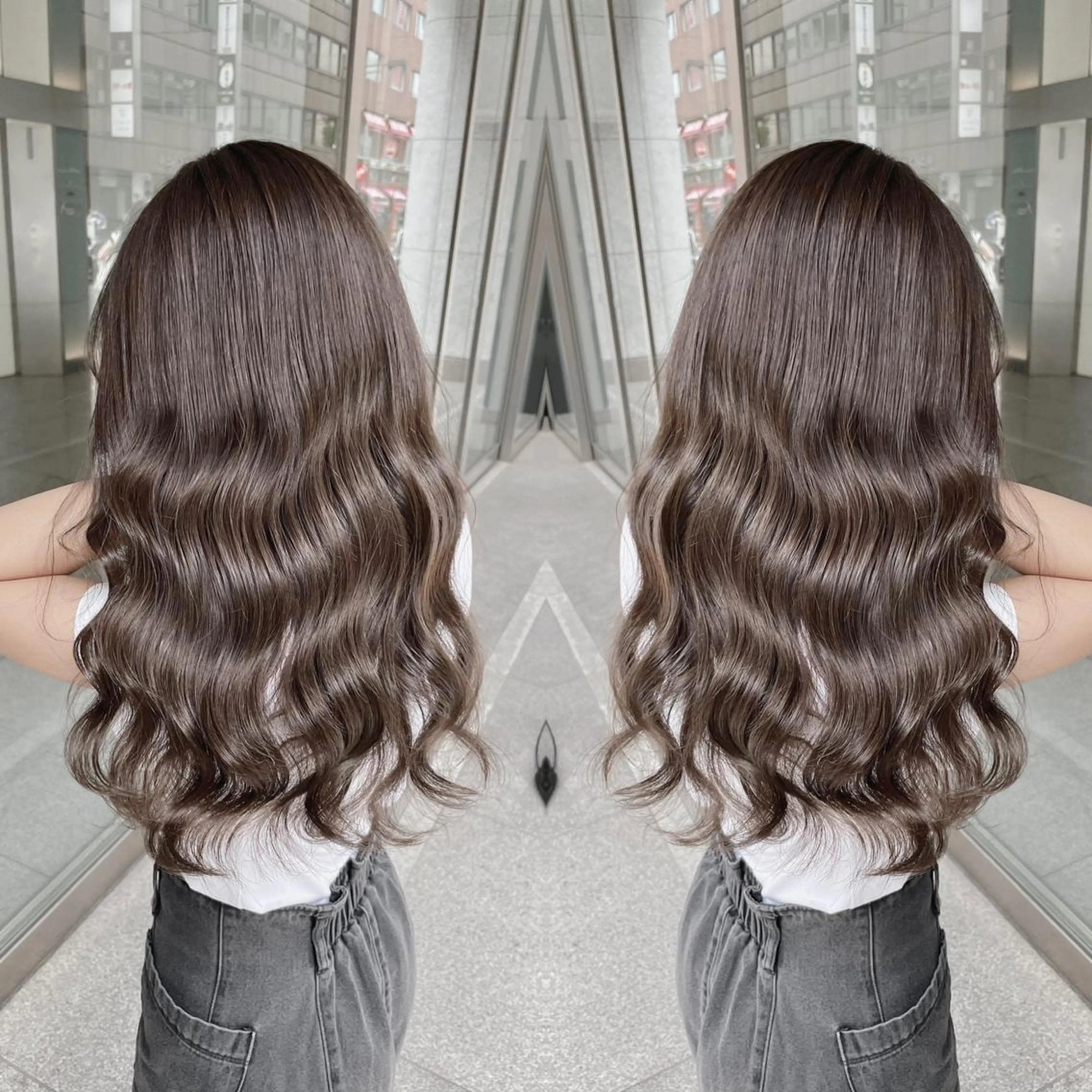 ロング カラー 美髪美容師 くぼた店長🫧のヘアスタイル