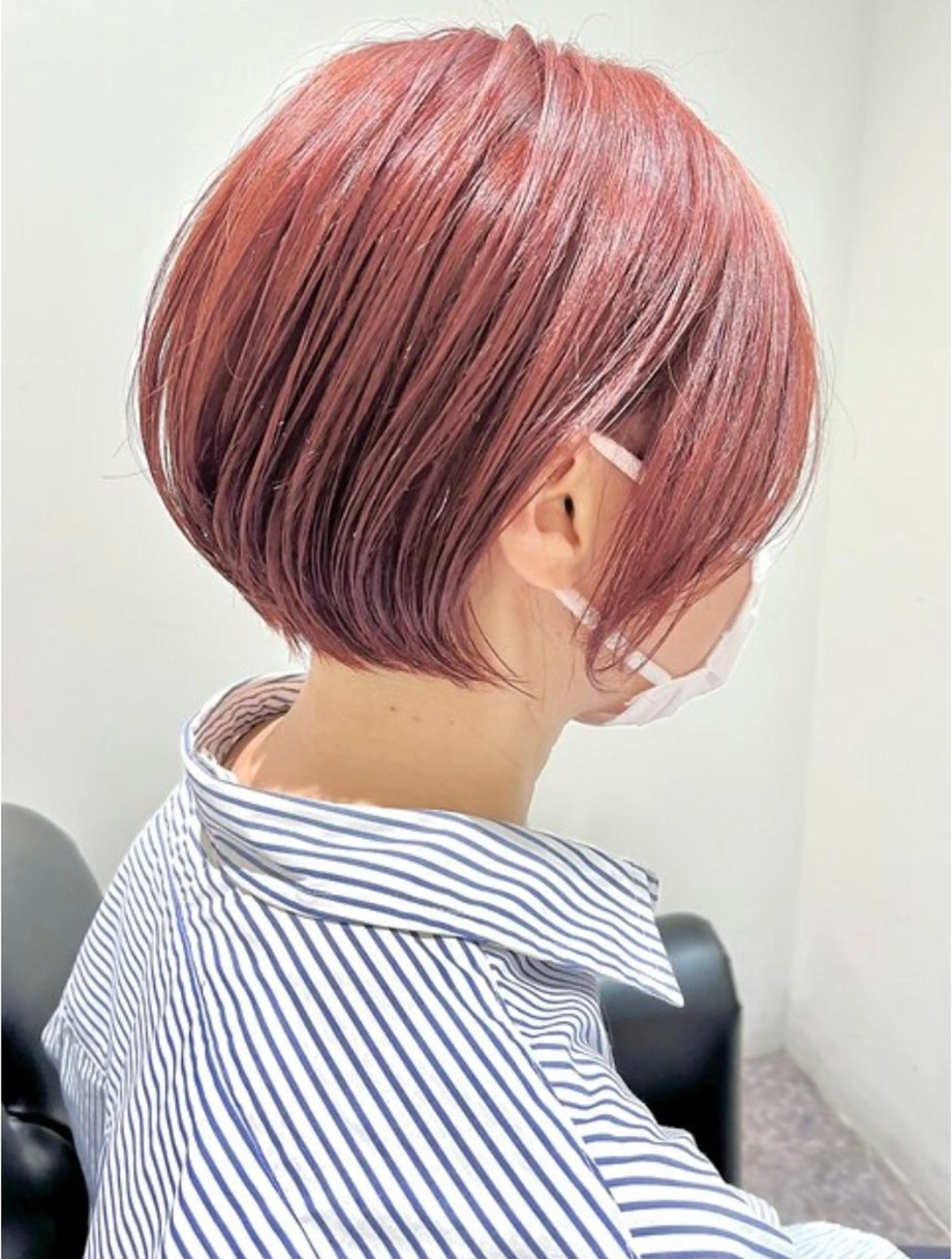 ショート カラー レッドカラー 👑 Saho👑のヘアスタイル