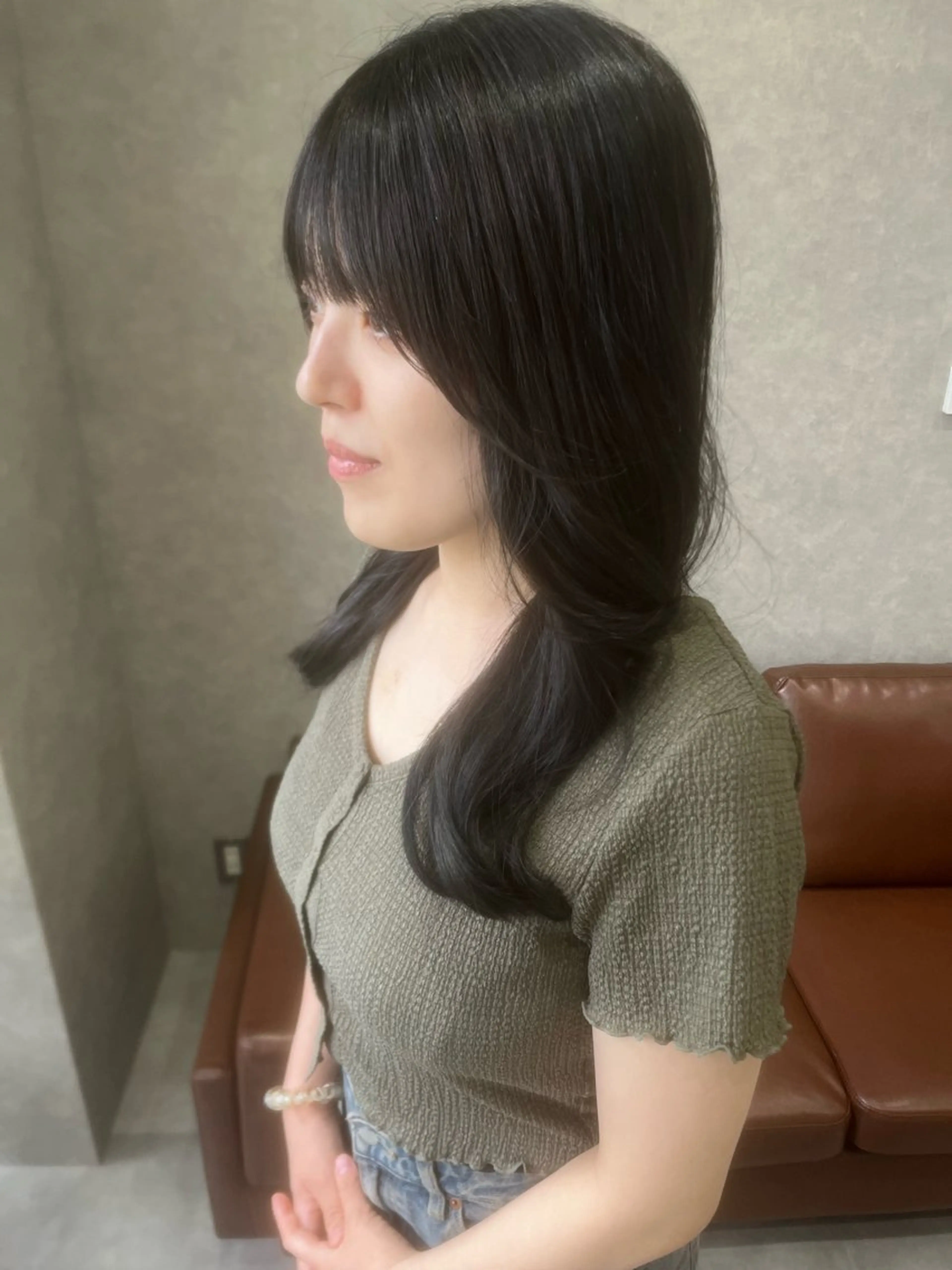 セミロング カラー カット ヘアカラー トリートメント rawr hair rim所属・9/27🉐クーポン Rim副店長 栗原柊のヘアスタイル
