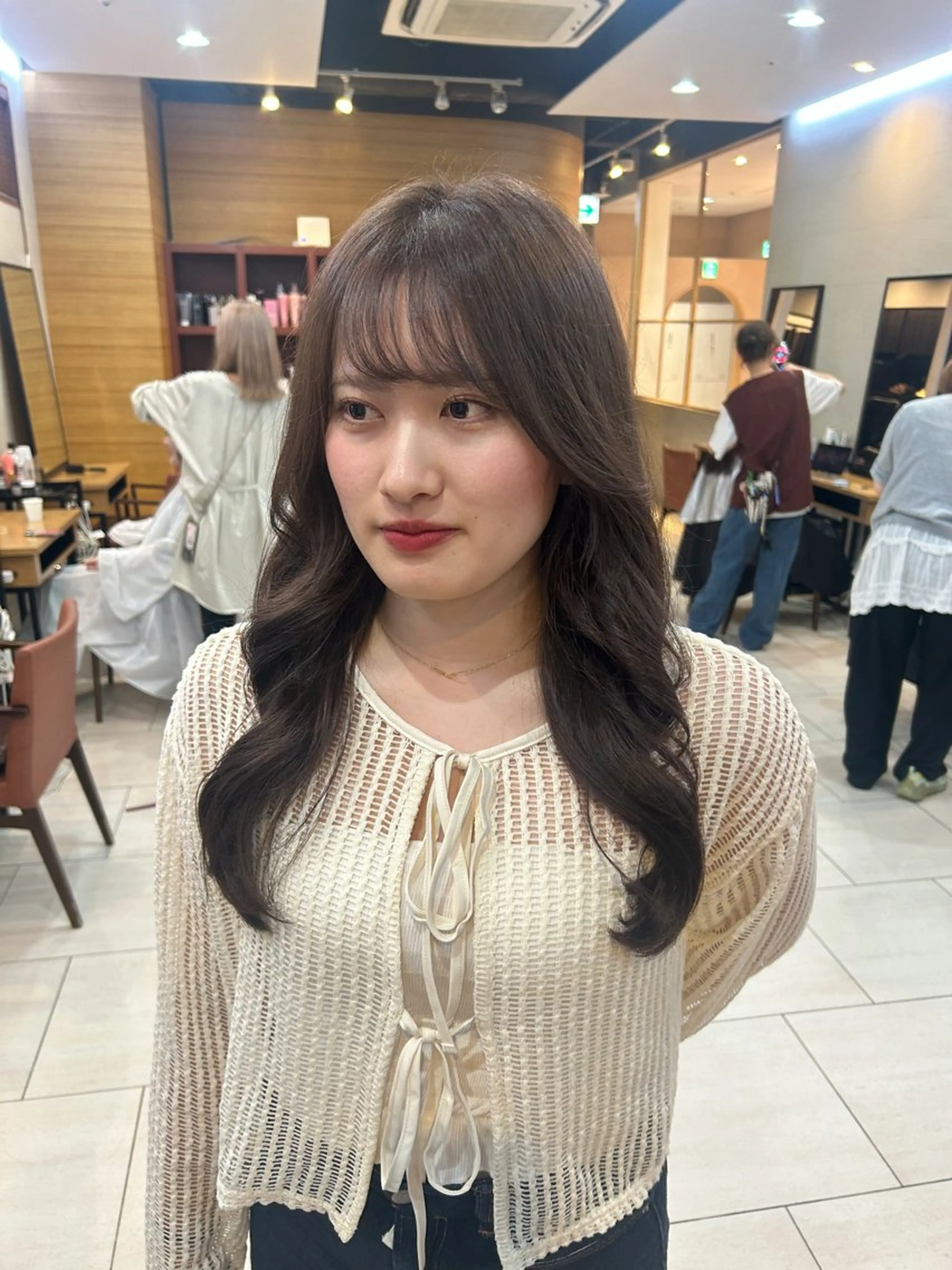 カラー ヘアカラー トリートメント 透け感color 🫧ruko🌿銀座のヘアスタイル