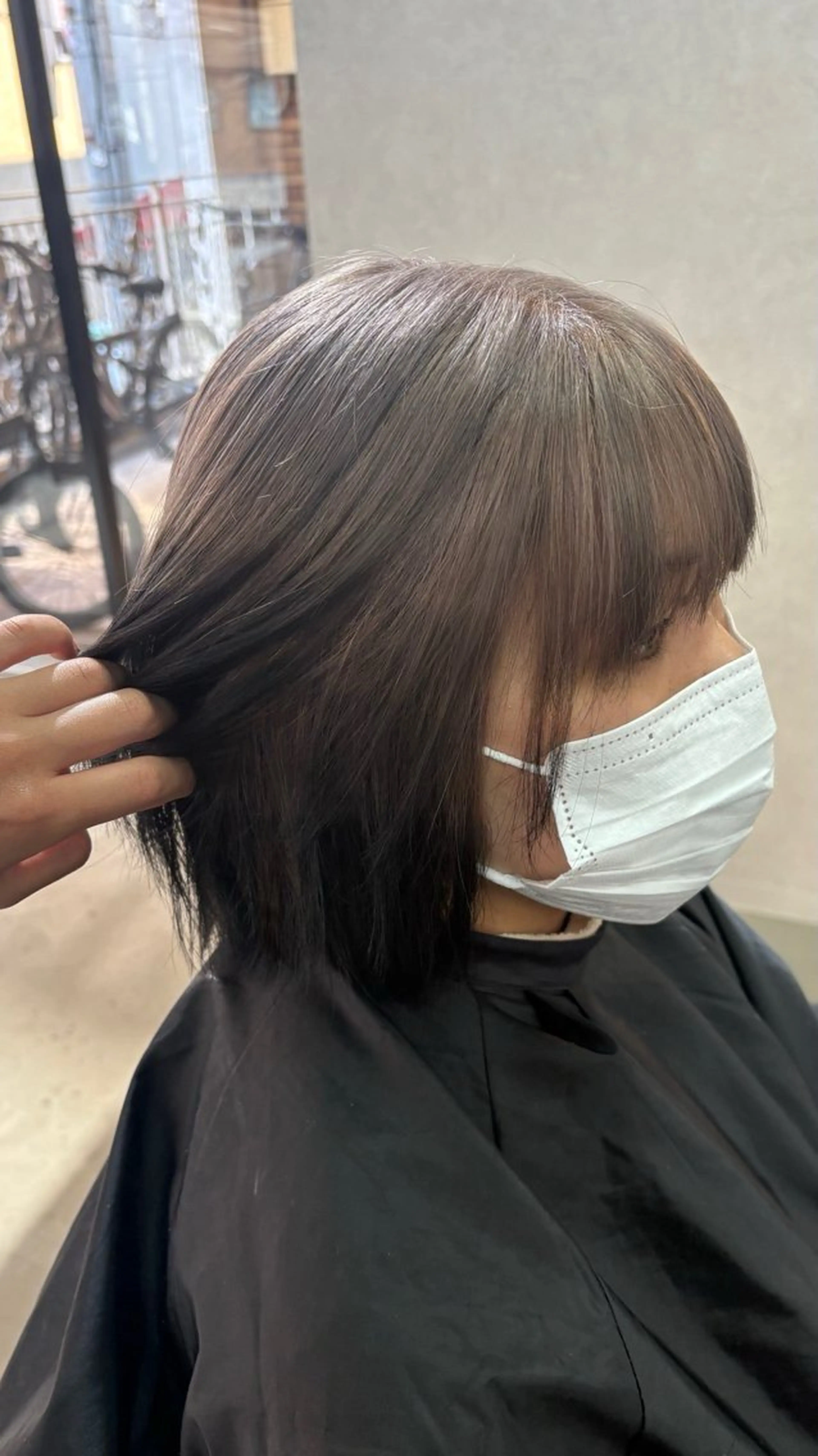 ミディアム カラー ヘアカラー デザインカラーハイト ーン/konomiのヘアスタイル