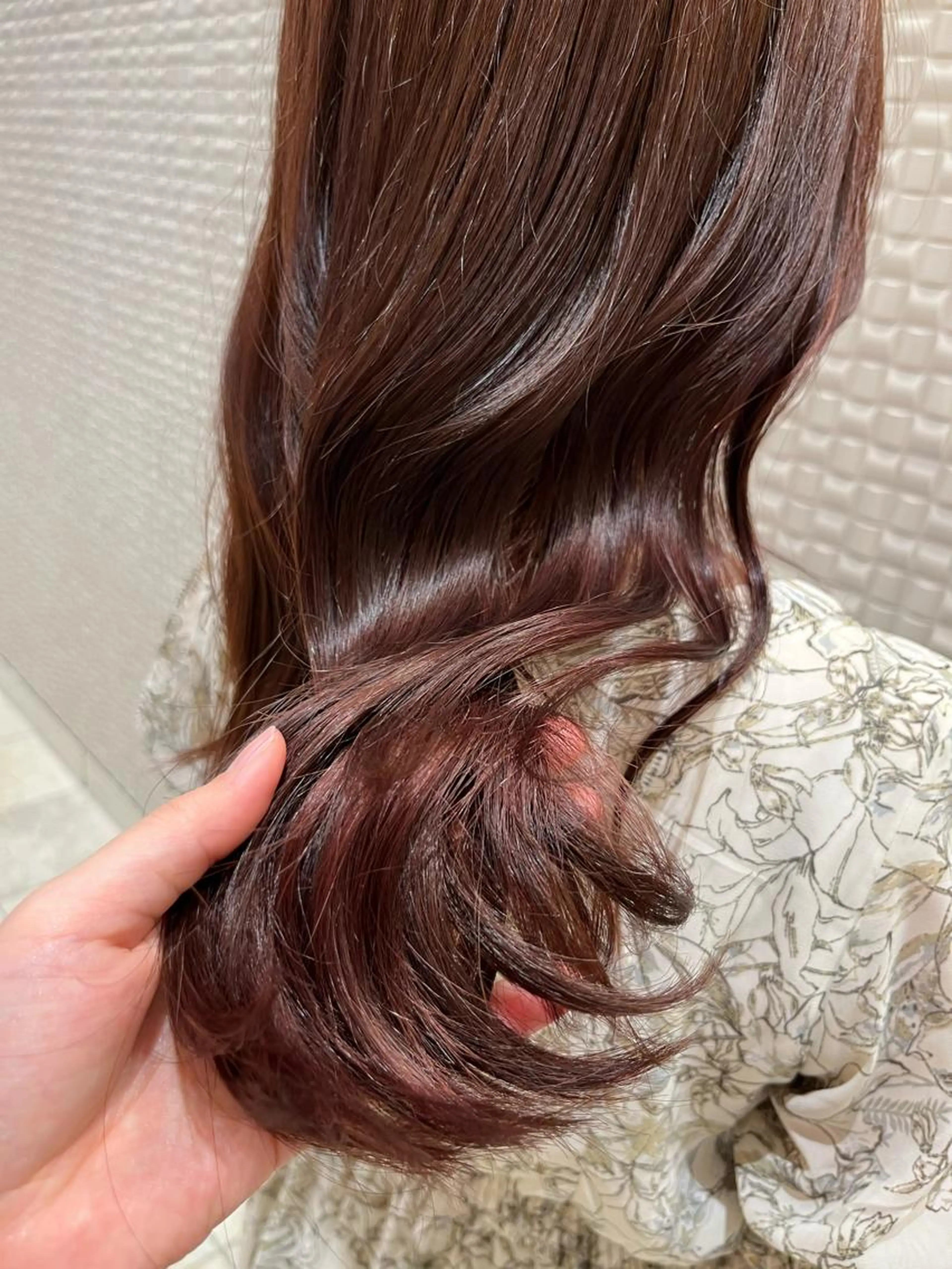 こっくりブラウン🍂🤍ワンカラー🫧+シルクトリートメントの写真