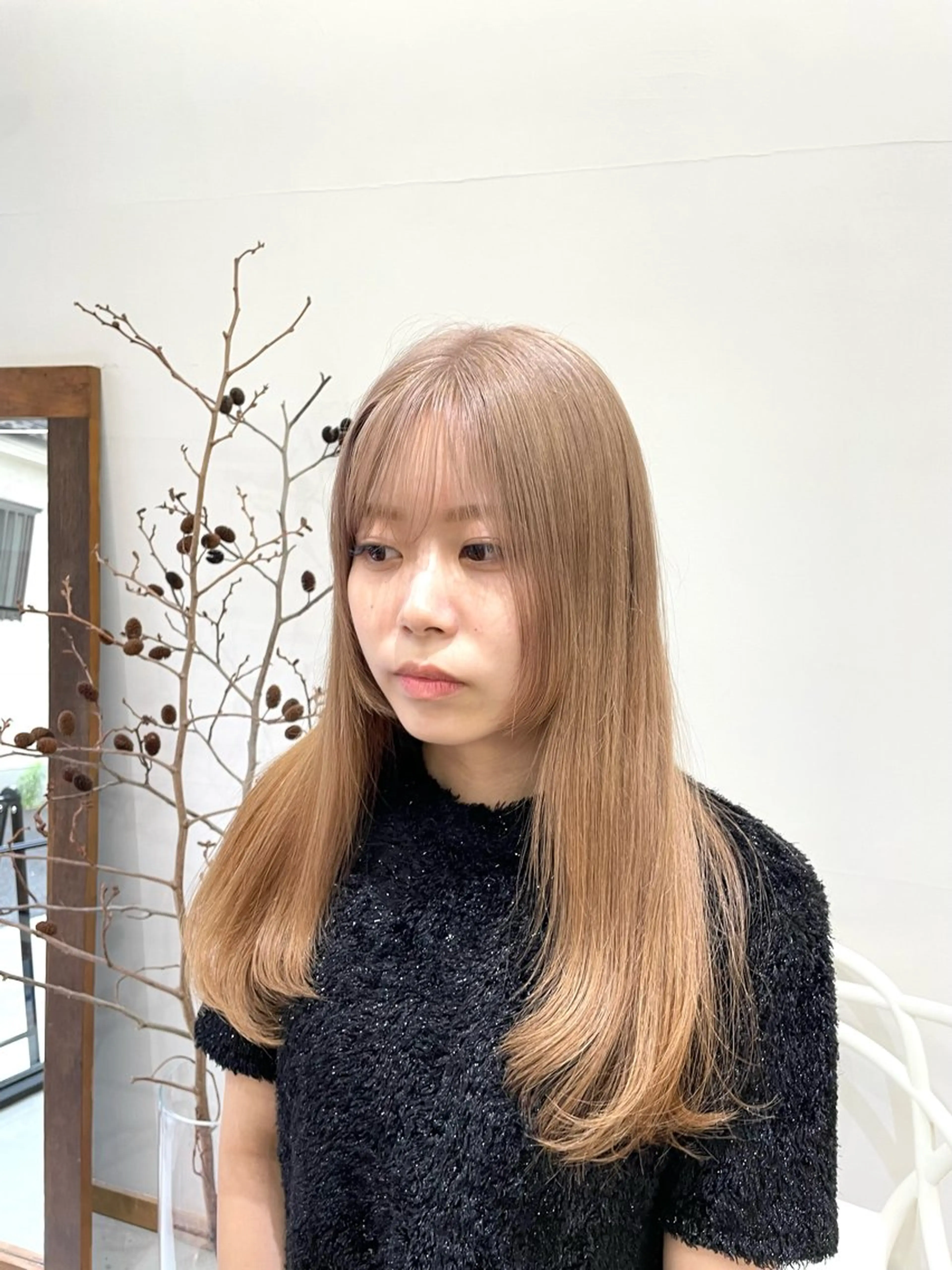 ロング カラー ベージュカラー ブリーチ ミルクティーベージュ 慎太朗/メンズカット /メンズパーマのヘアスタイル
